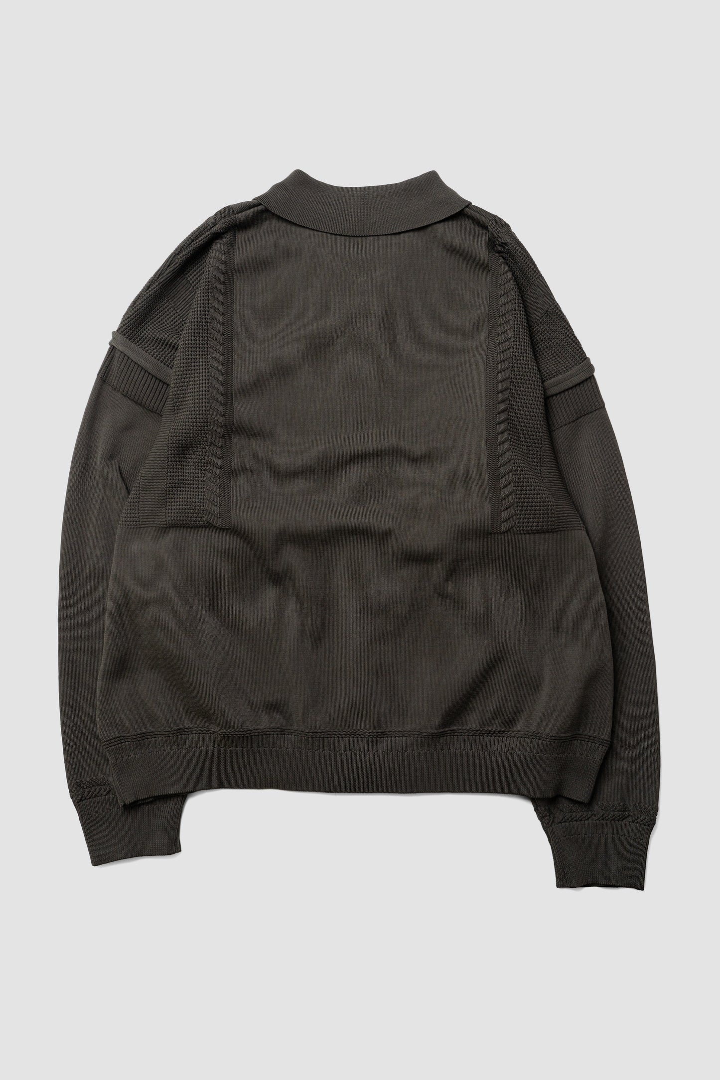 YASHIKI / Akiyo Zip Cardigan "DARK-OLIVE"
