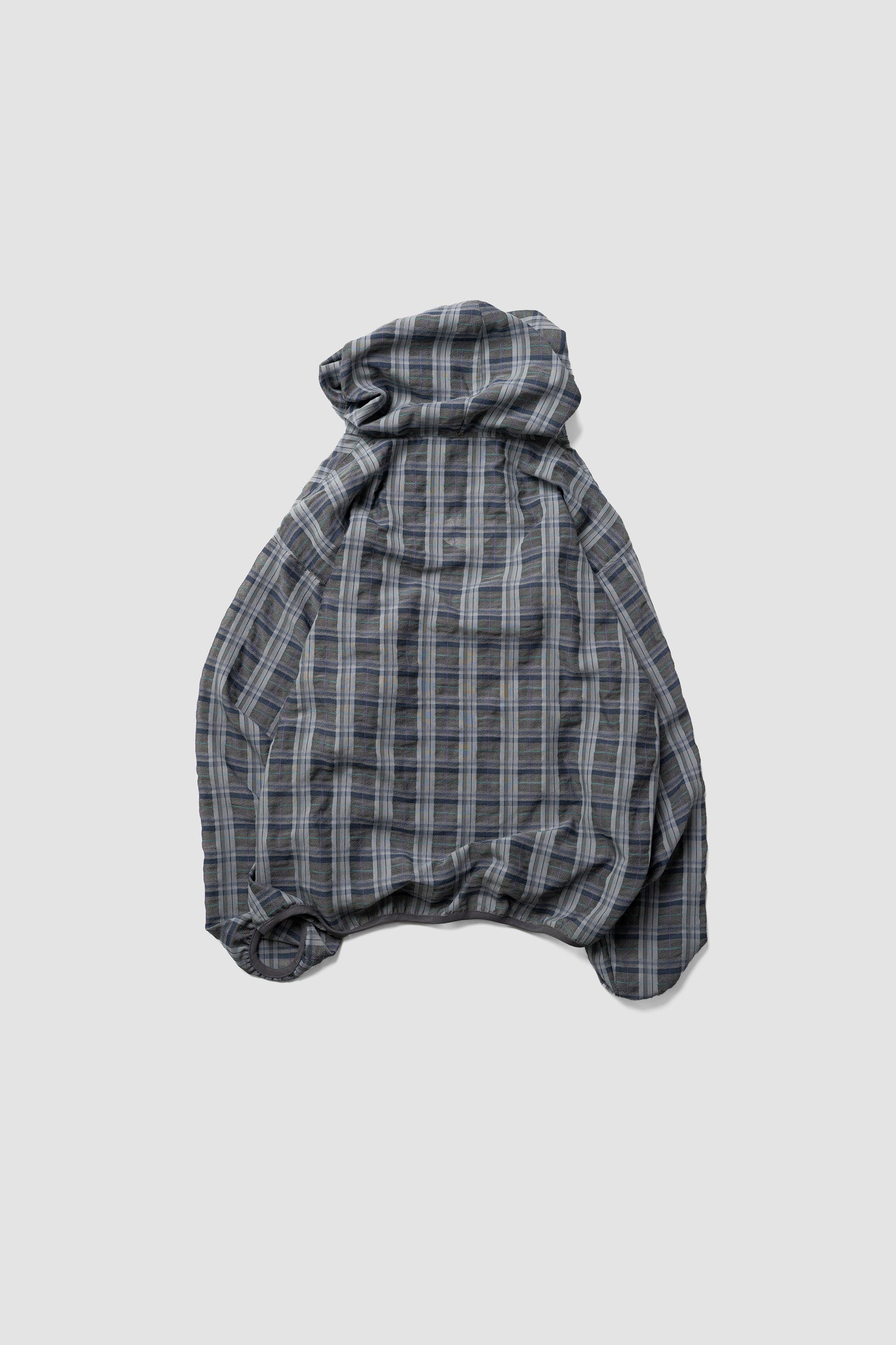 O- /  FUNNY PLAID PULLOVER "Gray Plaid"