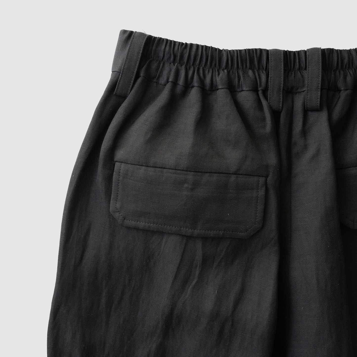 ssstein/ VIS/LI BRIGHT TWILL CARGO SHORT TROUSERS "BLACK"