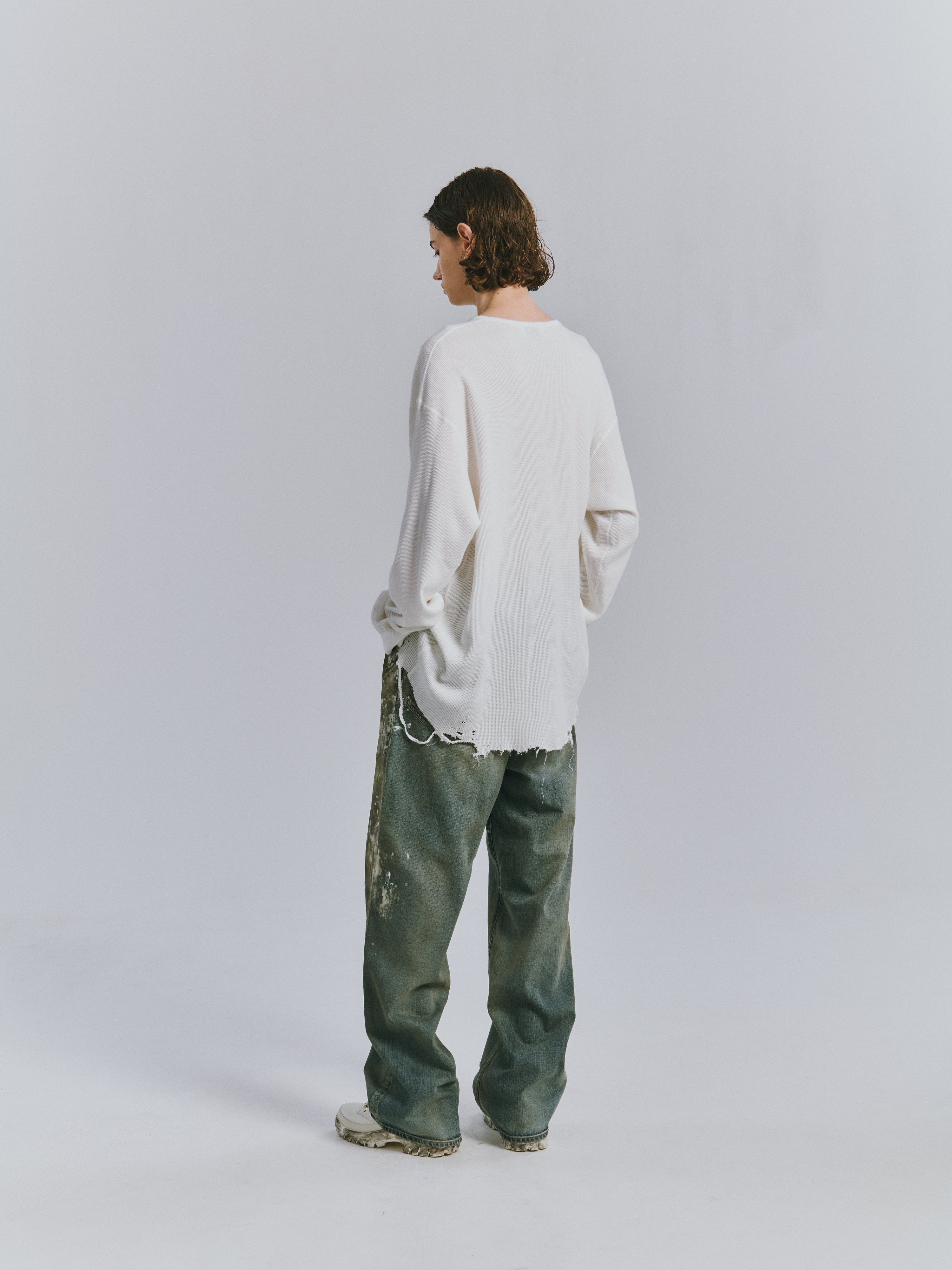 ANCELLM(アンセルム) / #08 PAINTED MIDDLE STRAIGHT 5P DENIM PANTS