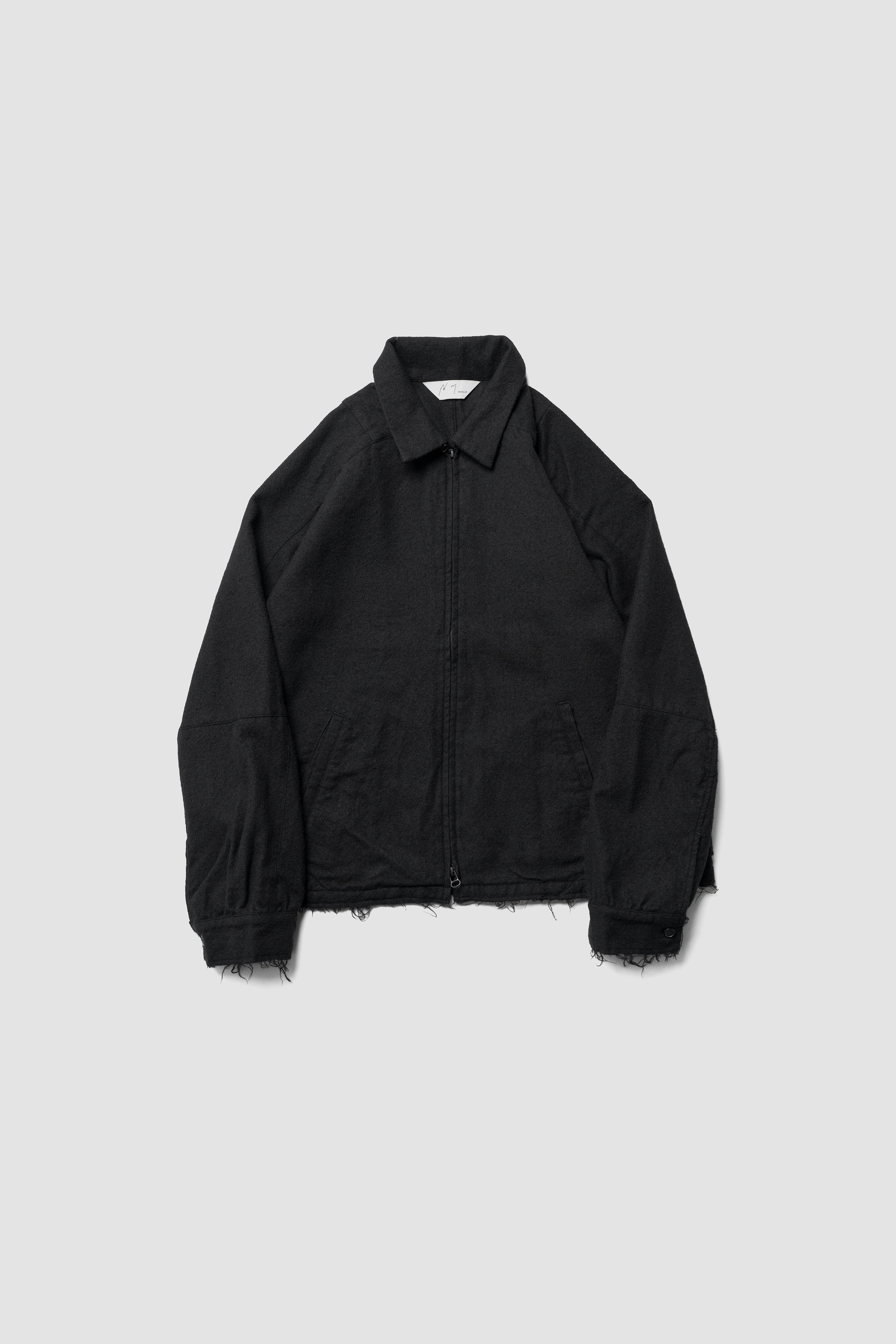 ANCELLM(アンセルム) / SHRINK WOOL ZIP-UP SHIRT JACKET 