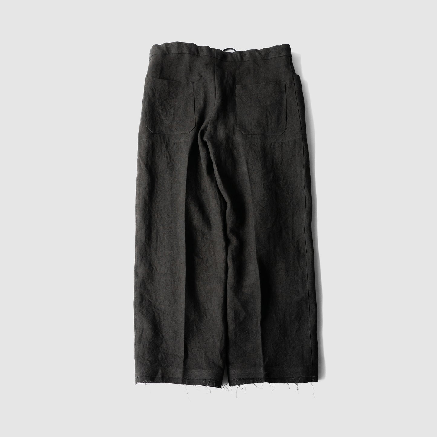 BIBLIOTHERK /  WIDE TROUSERS "BLACK"