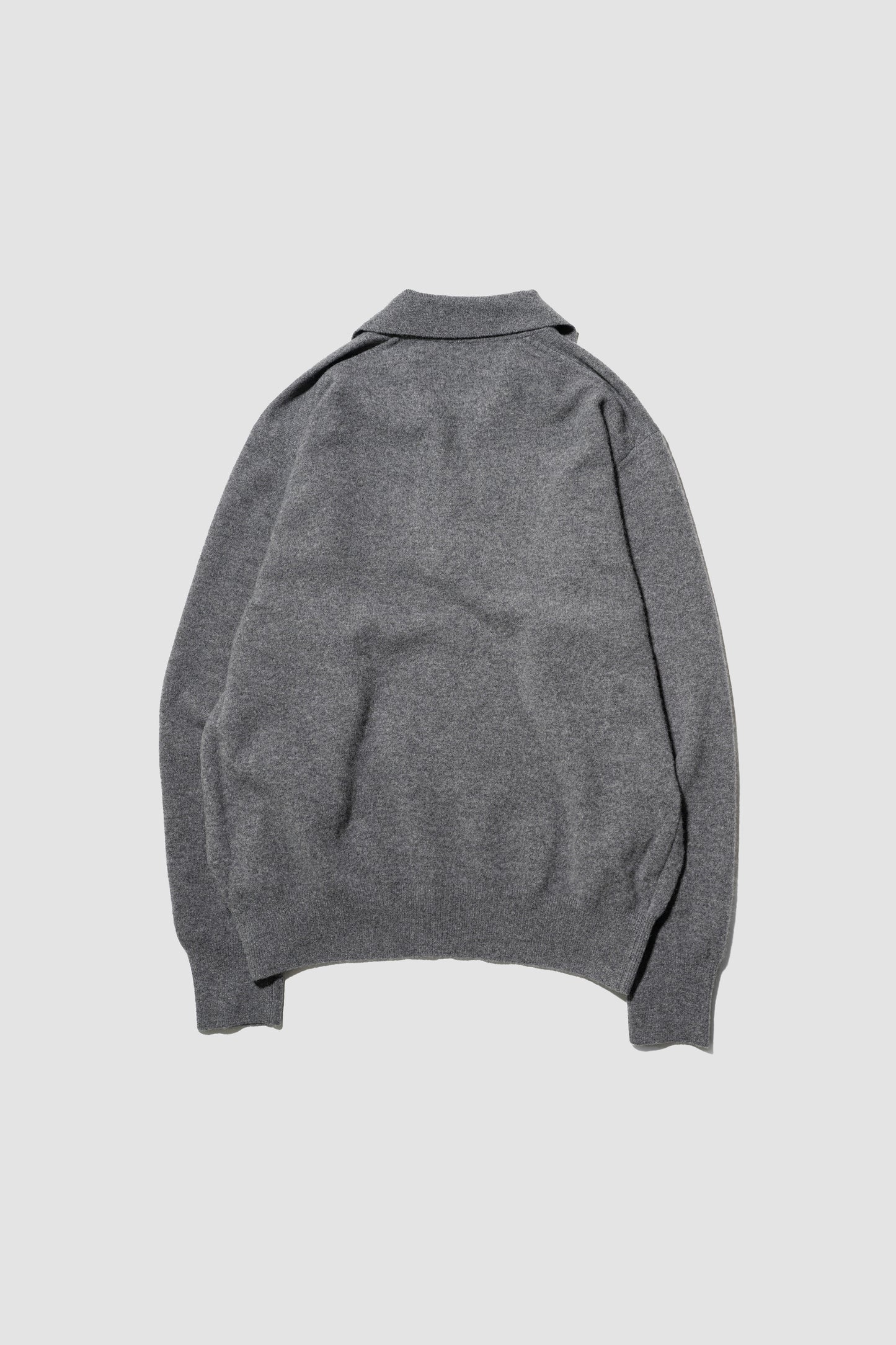 ssstein/ EXTRA FINE WOOL KNIT SKIPPER "GREY"