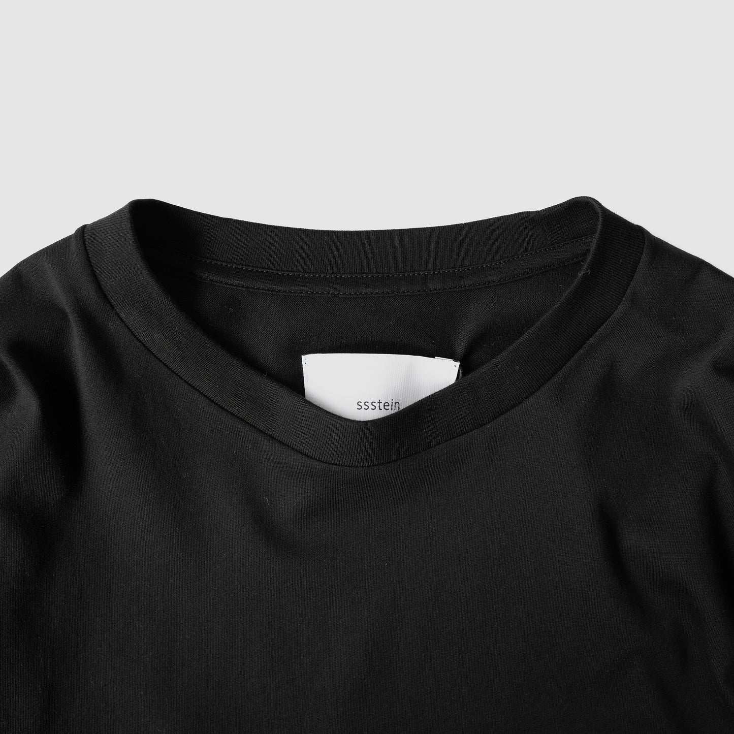 ssstein/ SUVIN COTTON BASIC LS TEE "BLACK"