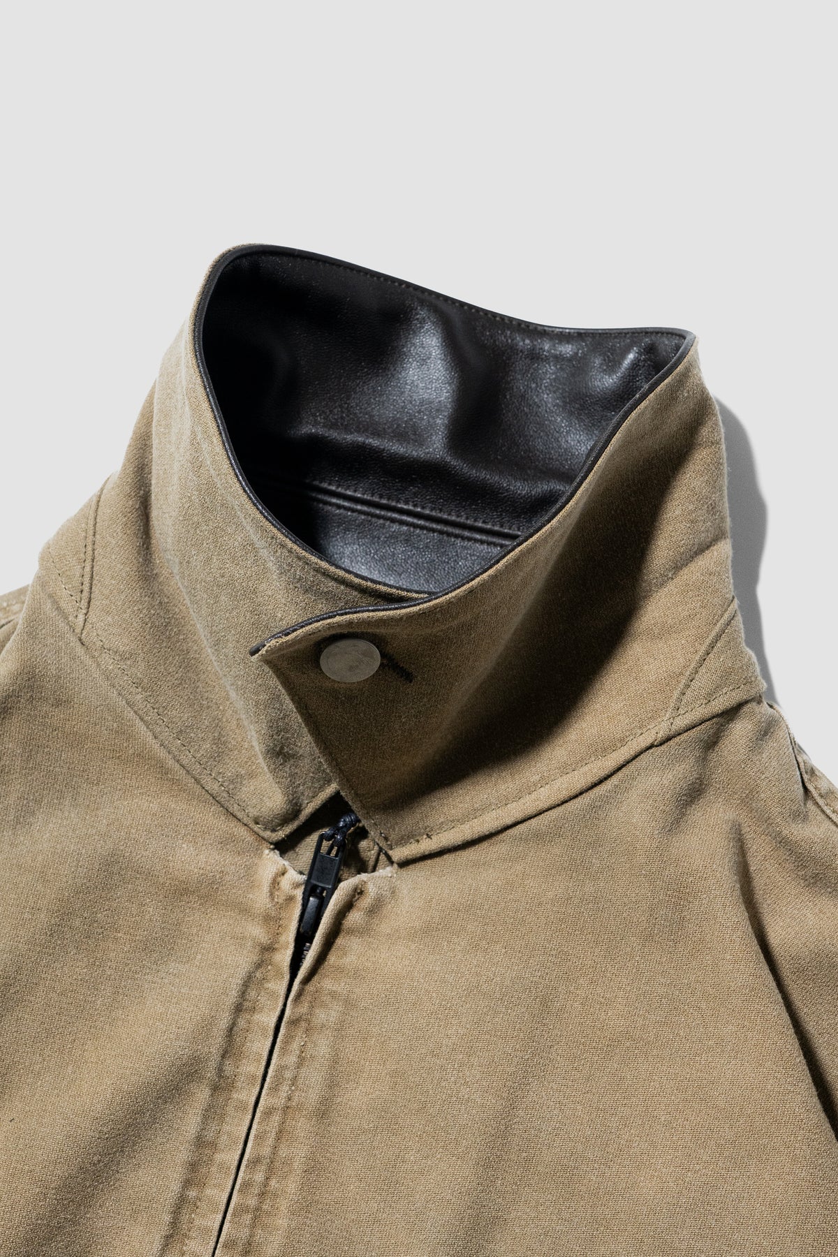 ssstein/ SULFUR DYED WHIPCORD VINTAGE JACKET "KHAKI"