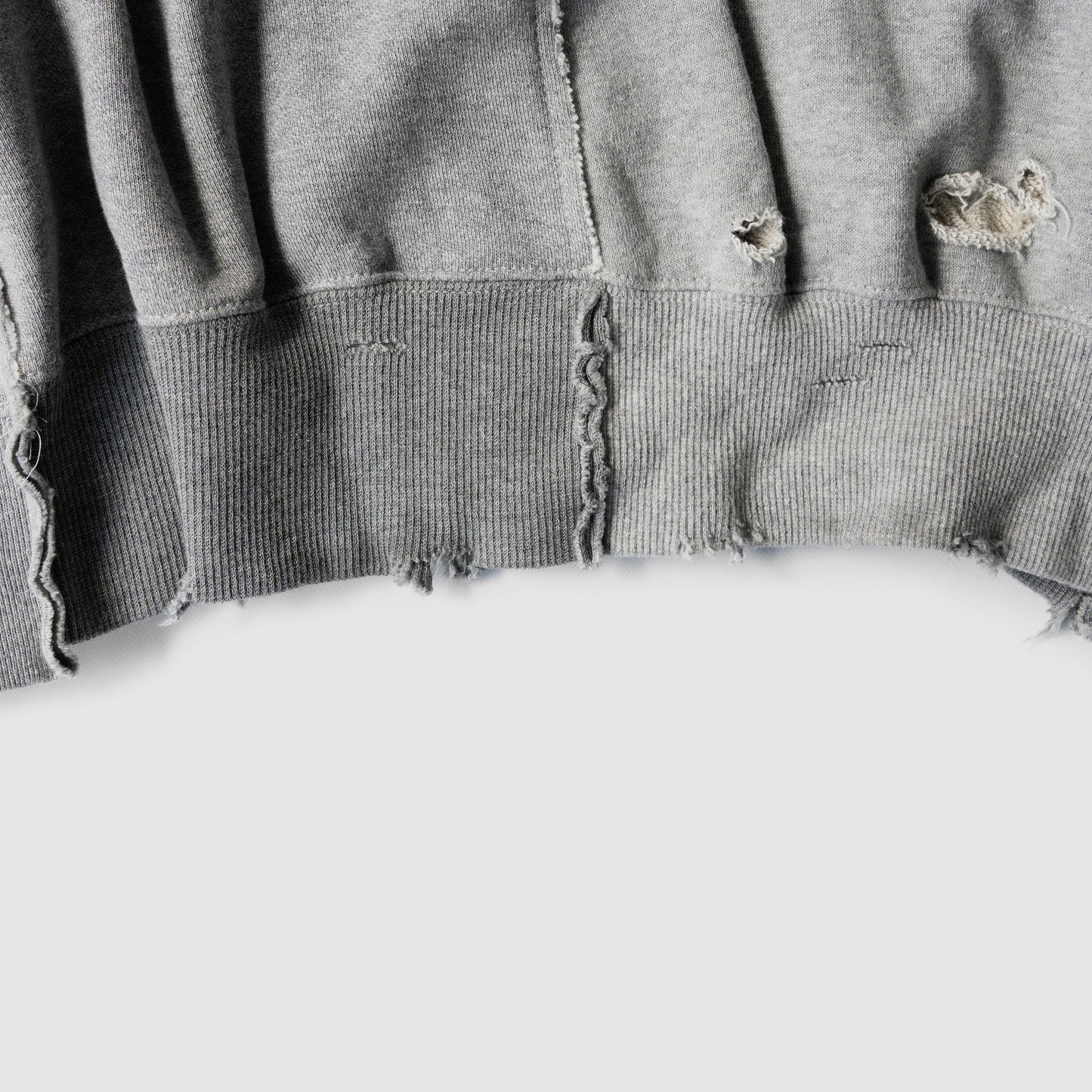 ssstein/ OVERSIZED RECONSTRUCTION SWEAT LS "GREY"