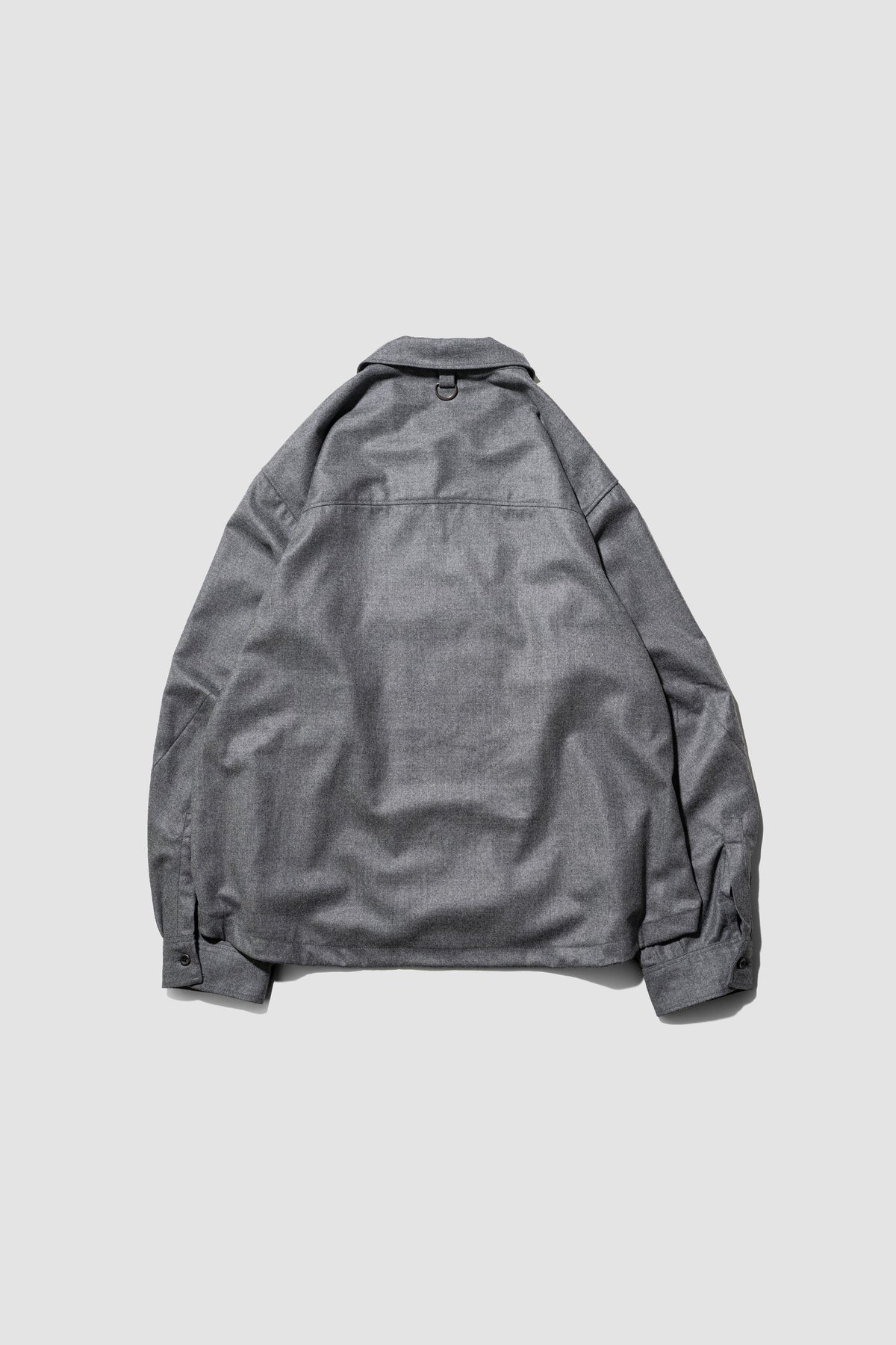 Afiit / WOOL ZIP SHIRT   "GRAY"