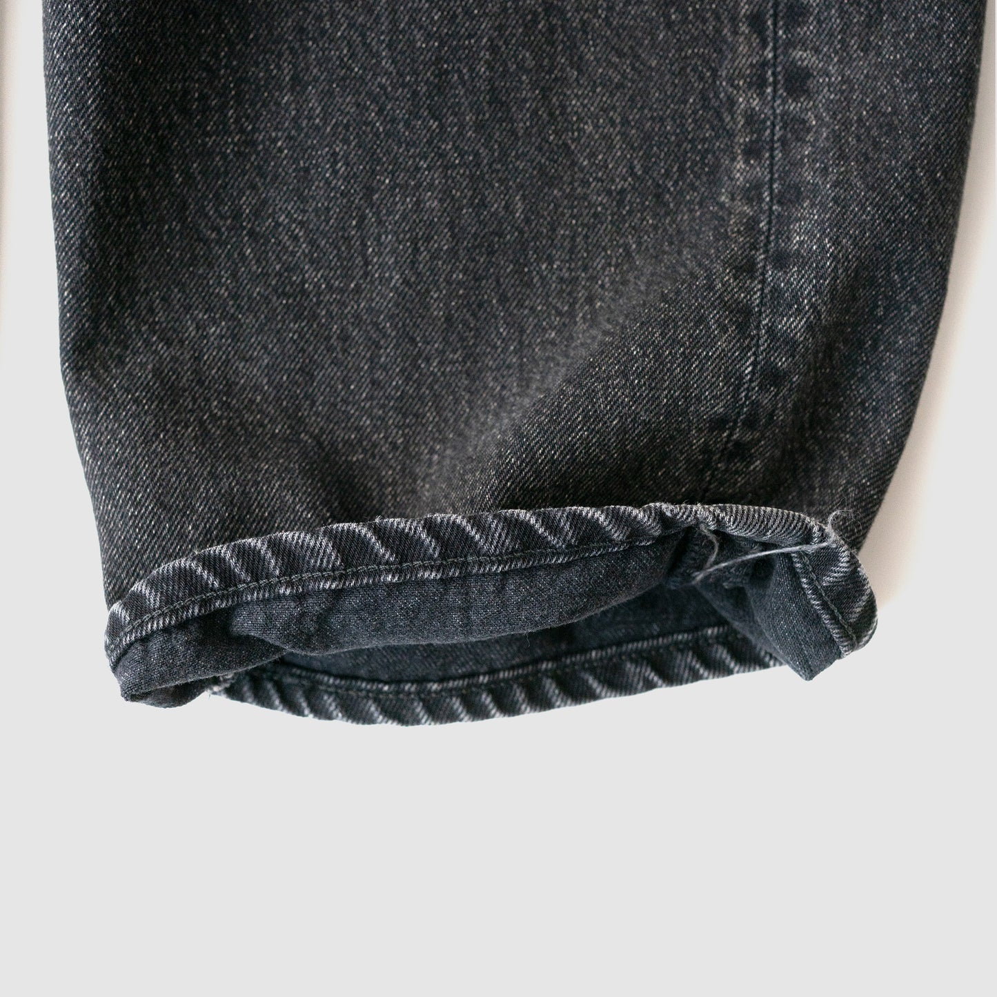 ssstein/ OVERSIZE FIT DENIM PANTS "BLACK"