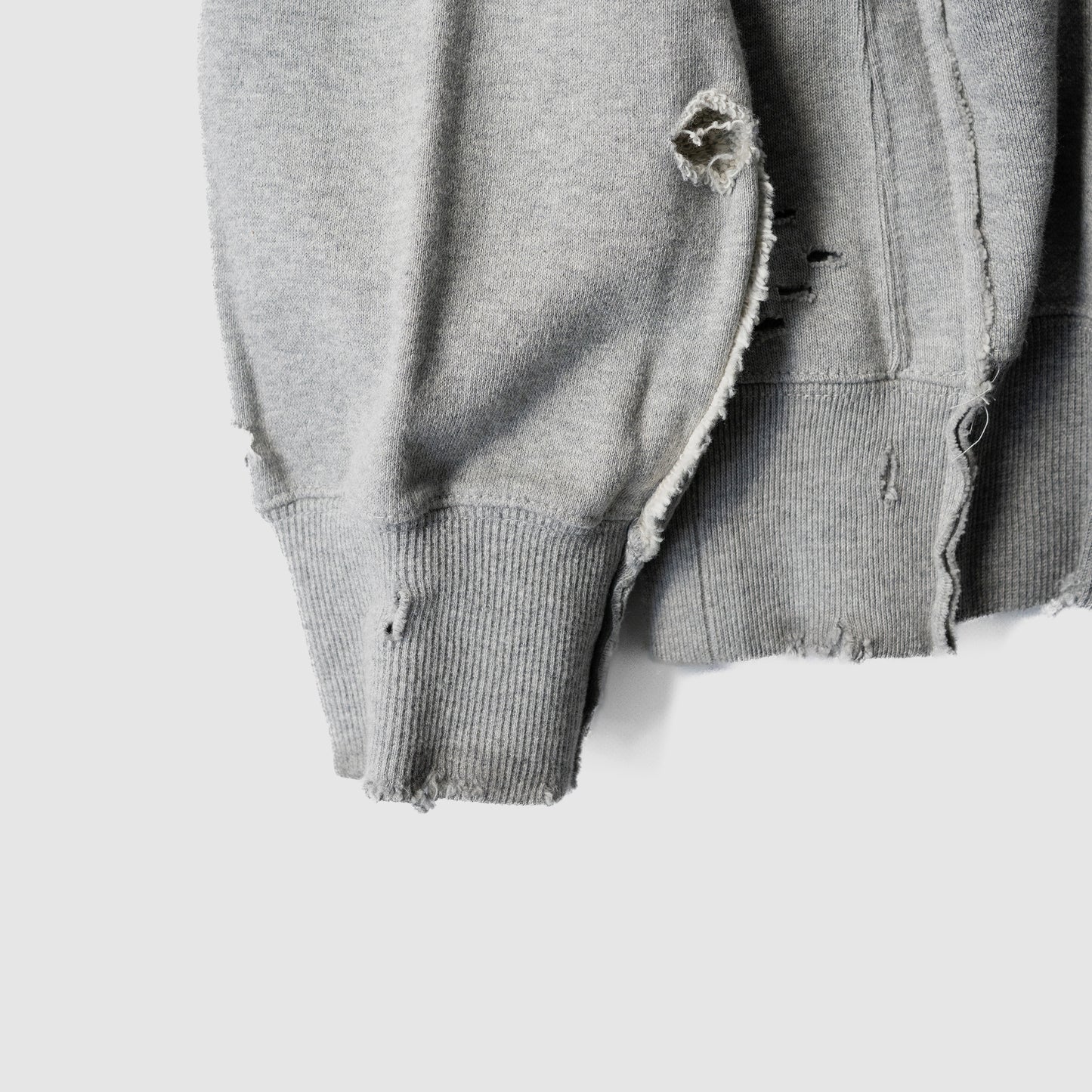 ssstein/ OVERSIZED RECONSTRUCTION SWEAT LS "GREY"