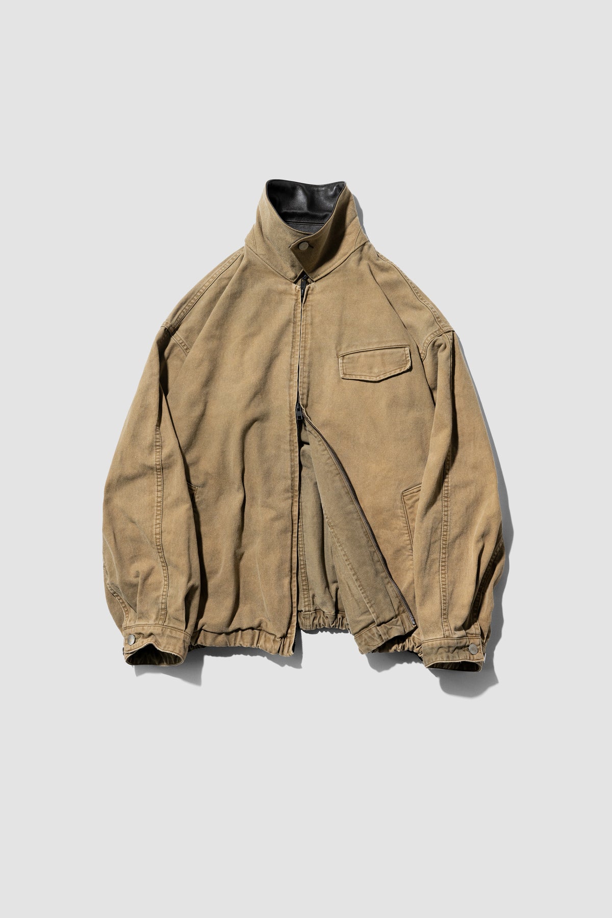ssstein/ SULFUR DYED WHIPCORD VINTAGE JACKET "KHAKI"