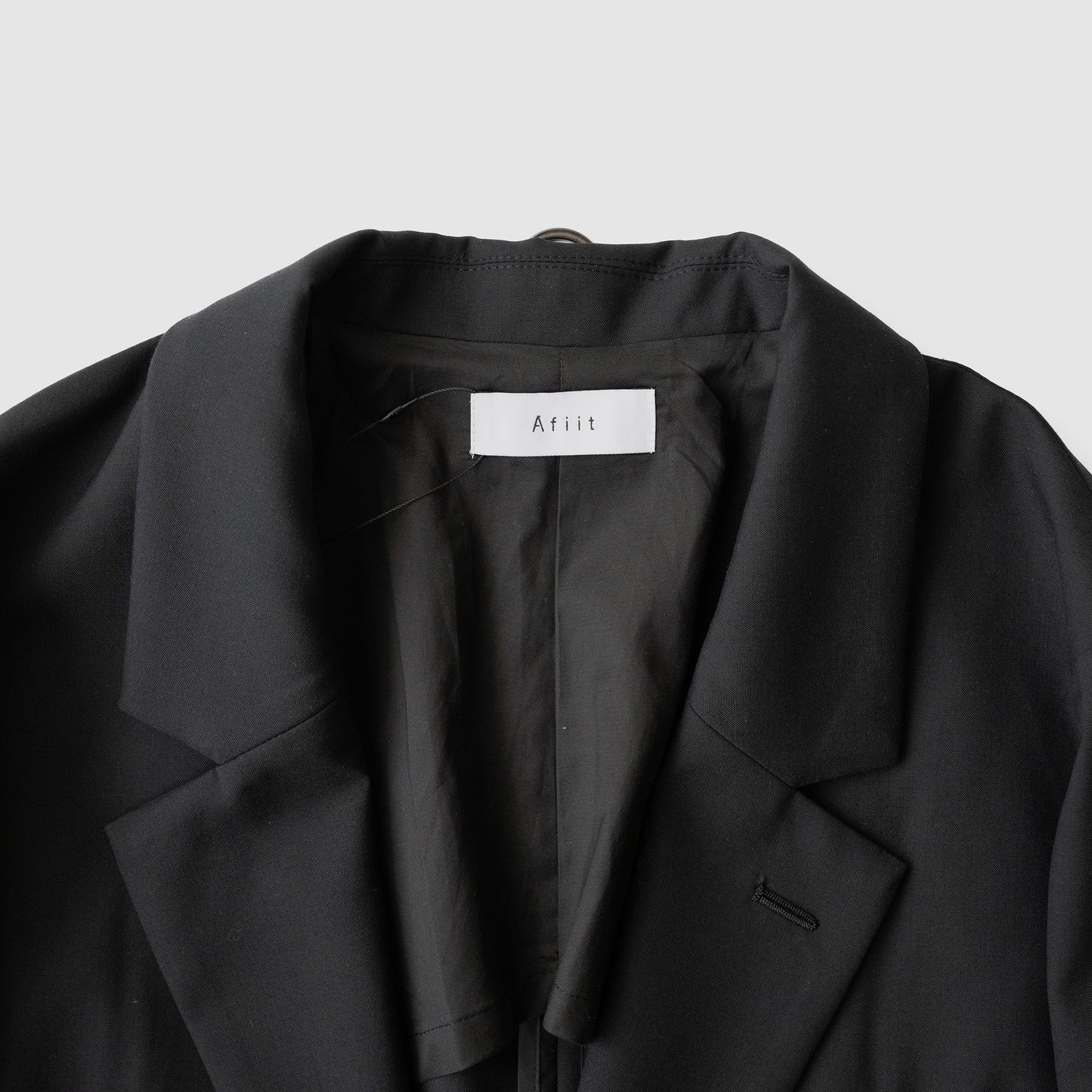 Afiit / TAILORED JACKET "BLACK"