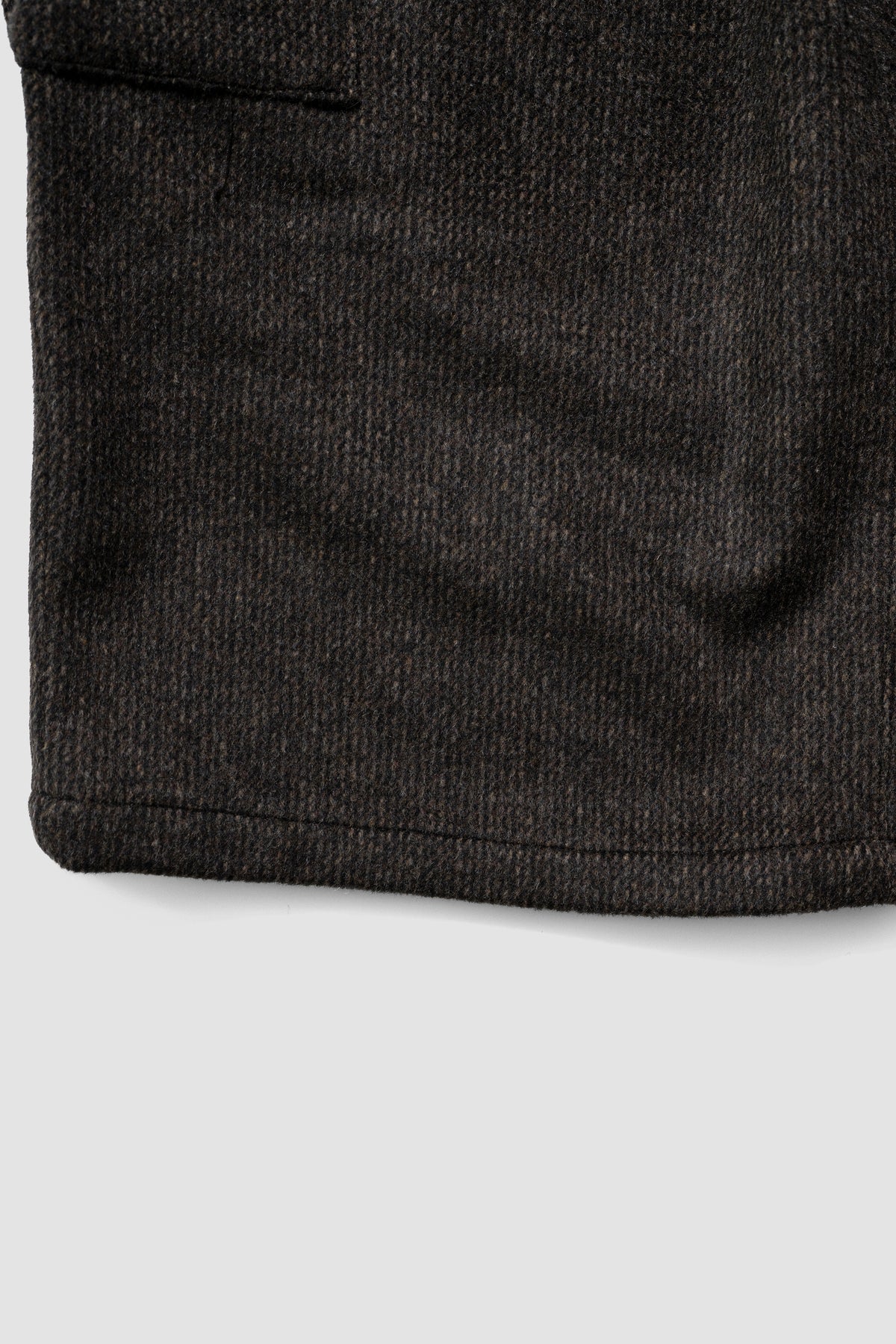 ANCELLM / WOOL BLANCKET CARGO PANTS "D.BROWN"