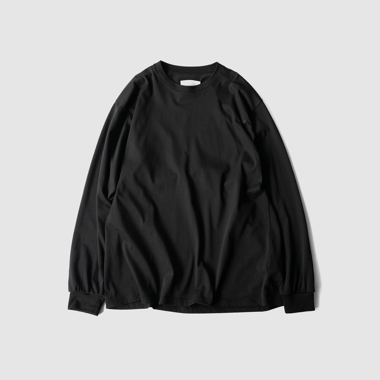 ssstein/ SUVIN COTTON BASIC LS TEE "BLACK"