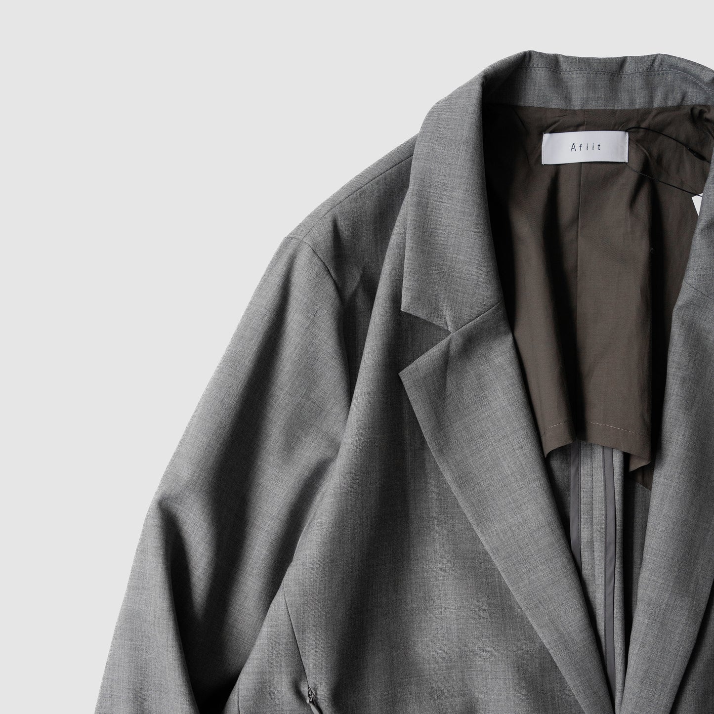 Afiit / TAILORED JACKET "GRAY"