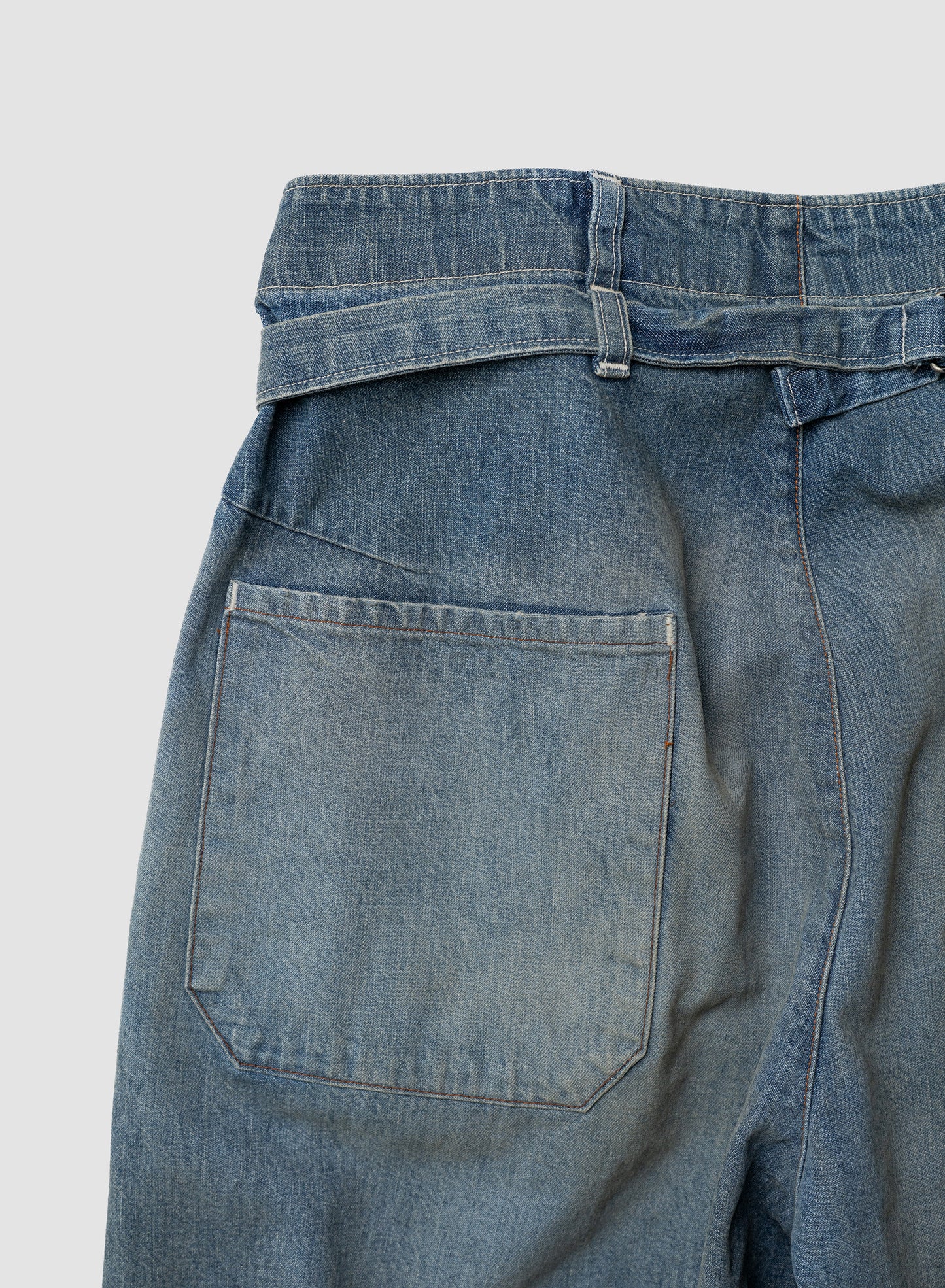ANCELLM / DENIM PAINTER PANTS "INDIGO"