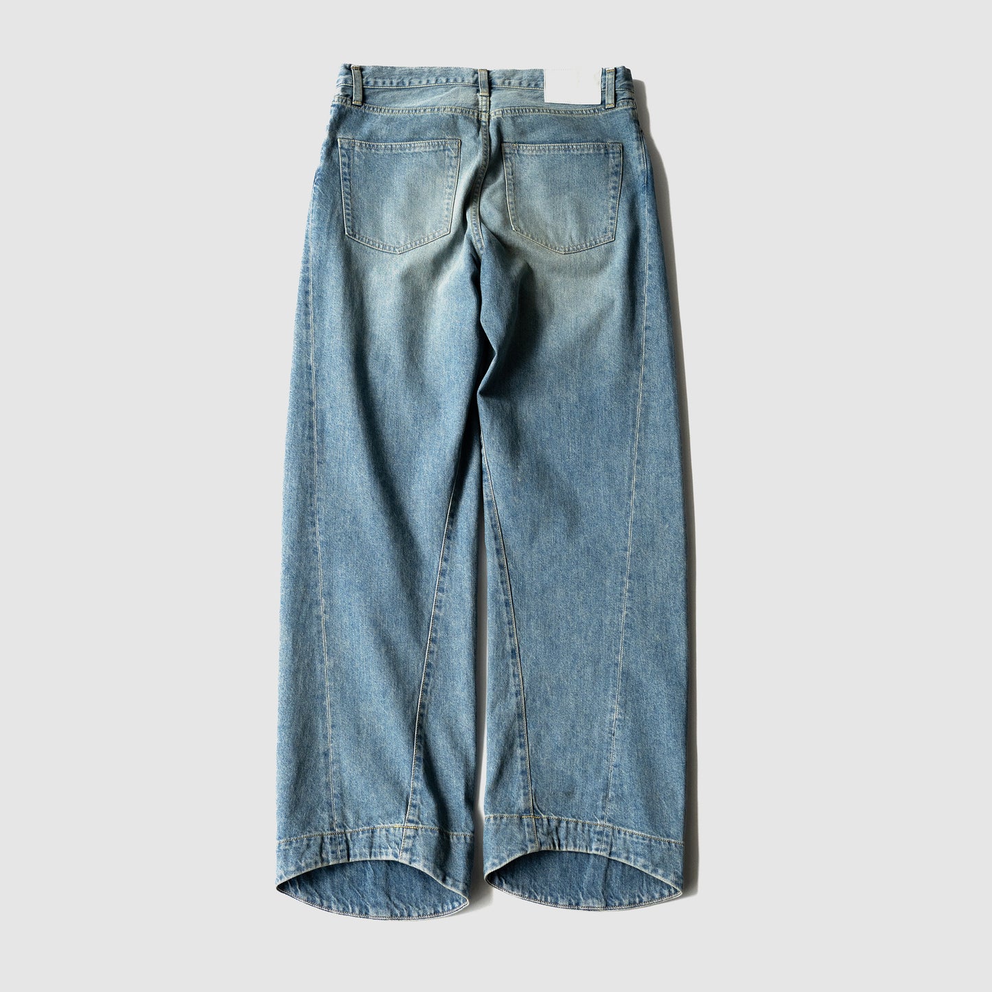 ssstein/ TWIST CUT DENIM JEANS "INDIGO"