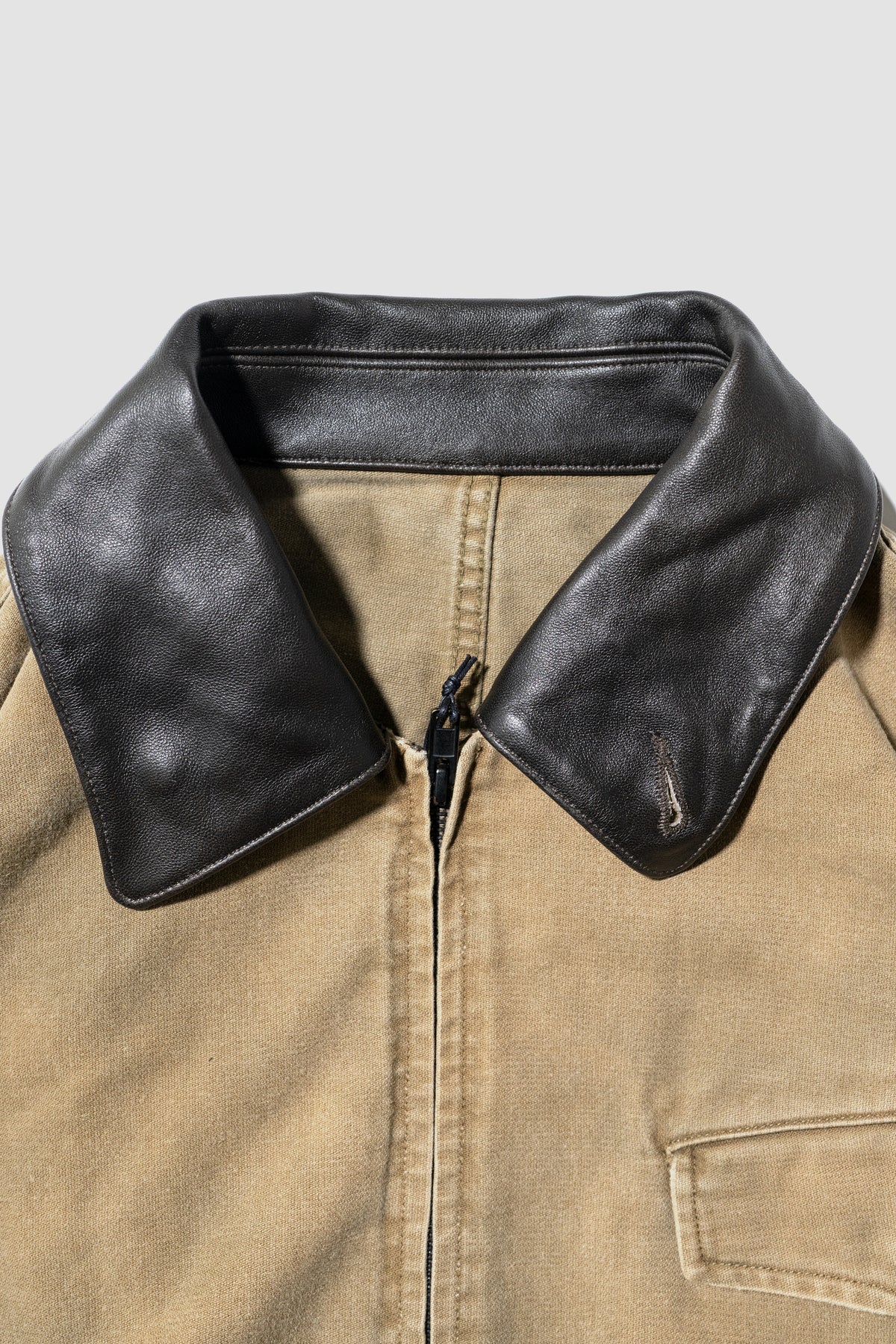 ssstein/ SULFUR DYED WHIPCORD VINTAGE JACKET "KHAKI"