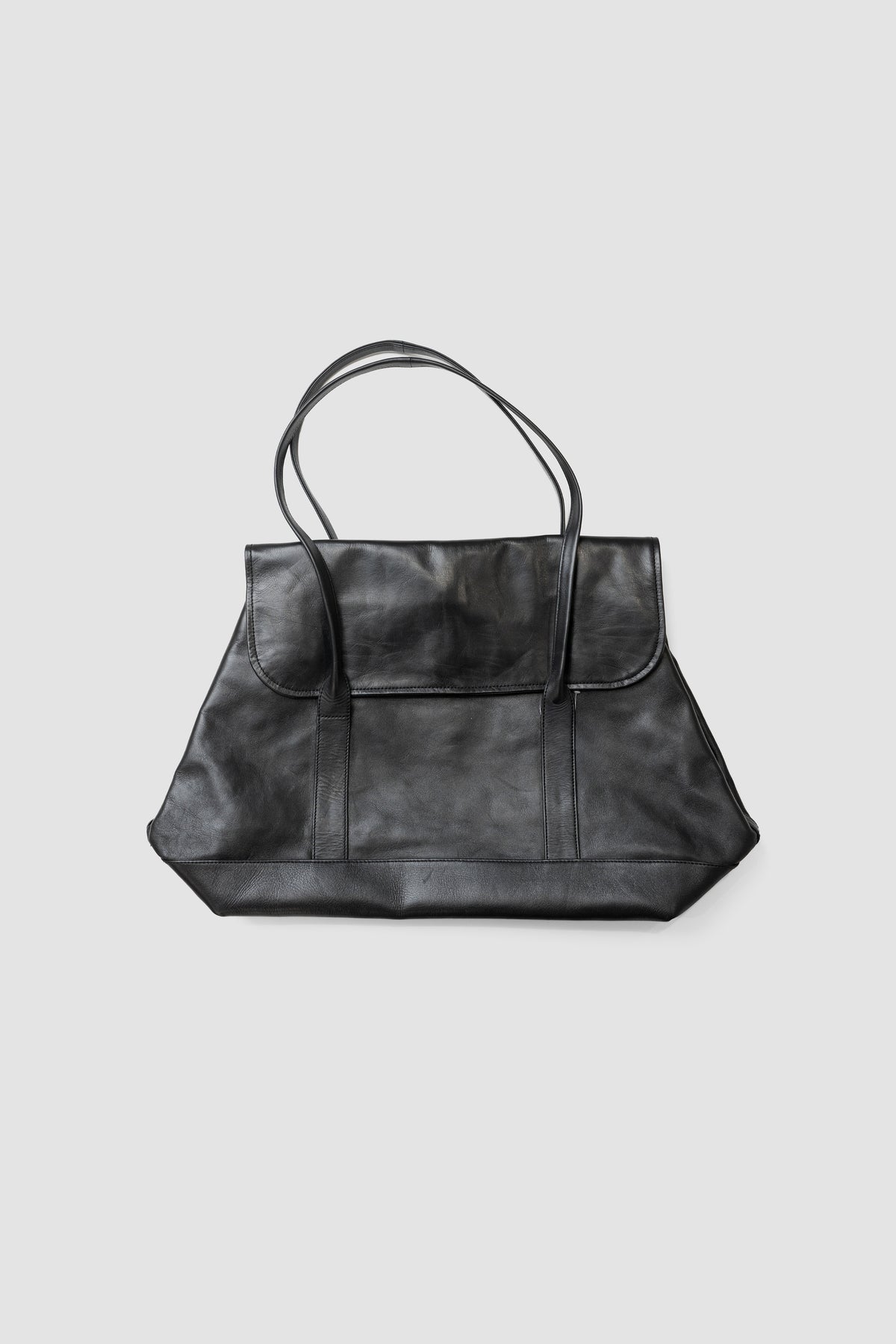 CCU / ROUND TOTE BAG L SIZE "BLACK"