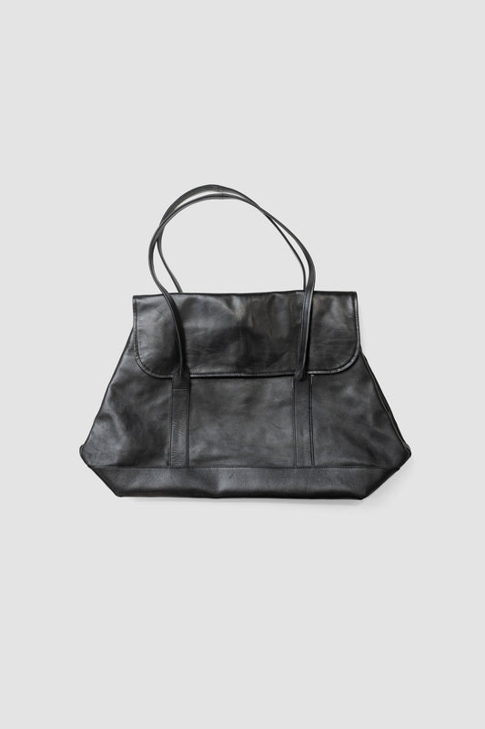 CCU / ROUND TOTE BAG L SIZE "BLACK"