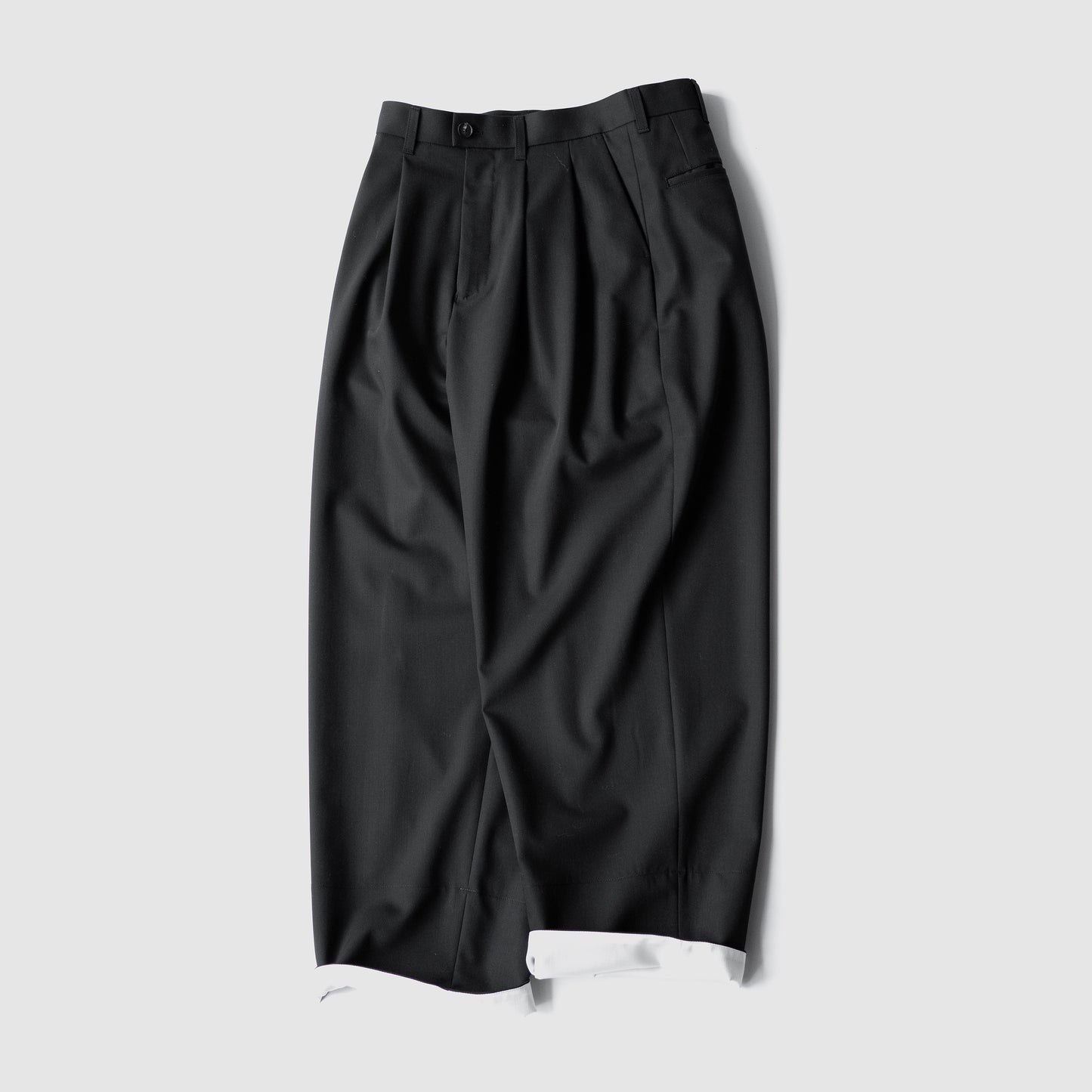 SEEALL/ 80S TACK PANTS "BLACK"