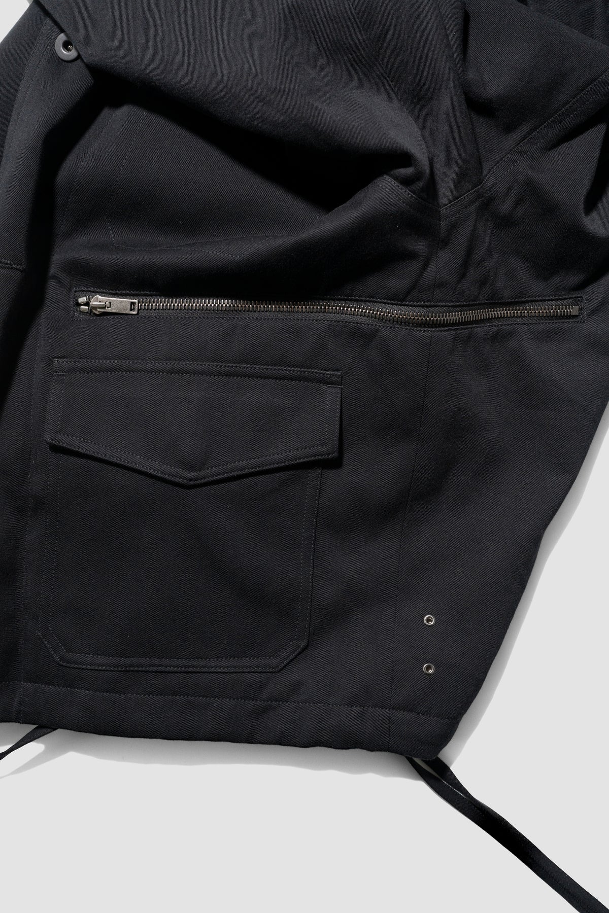 VUJA DÉ / Teo Utility Jacket in Cotton/Cashmere/Silk "Black"