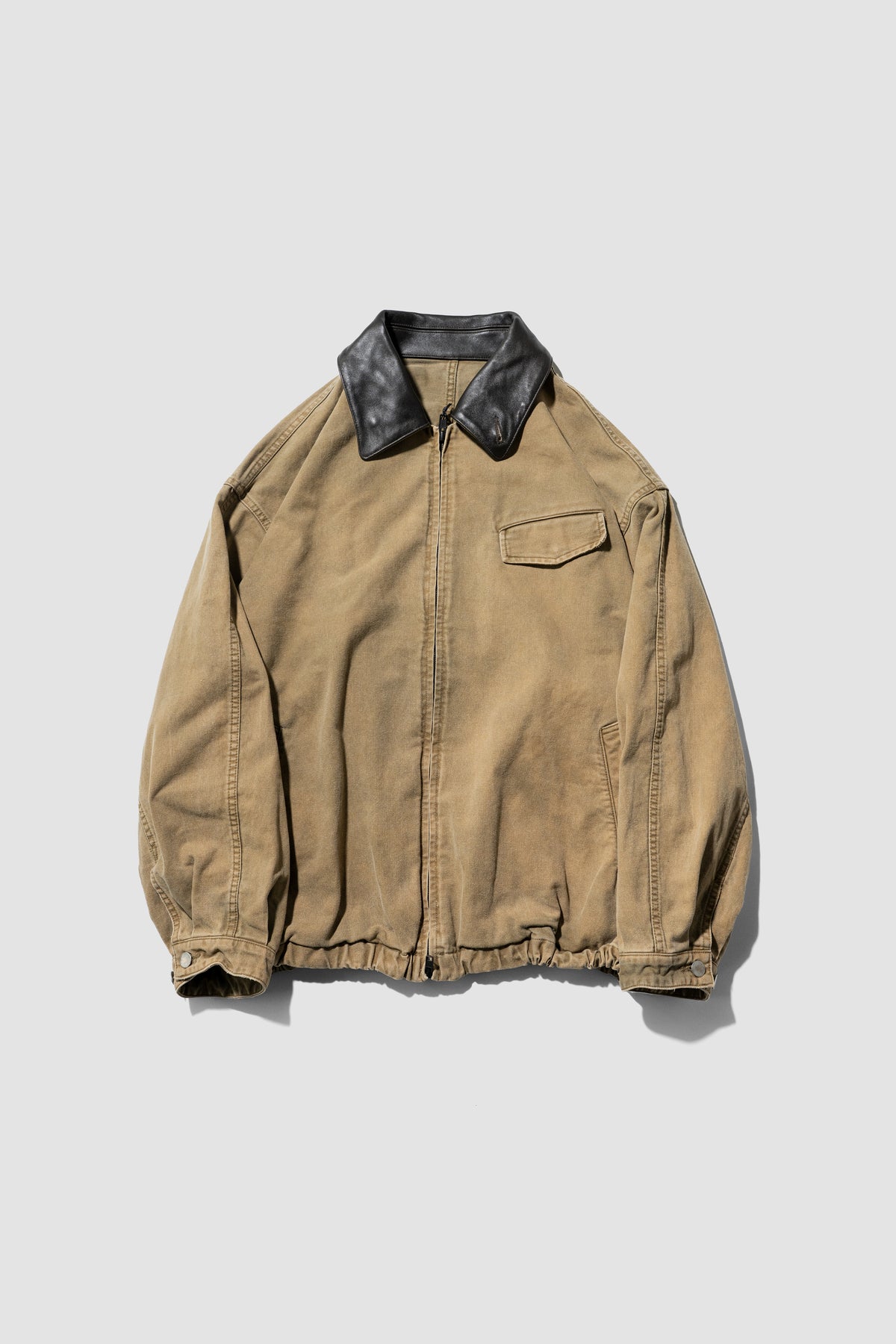 ssstein/ SULFUR DYED WHIPCORD VINTAGE JACKET "KHAKI"