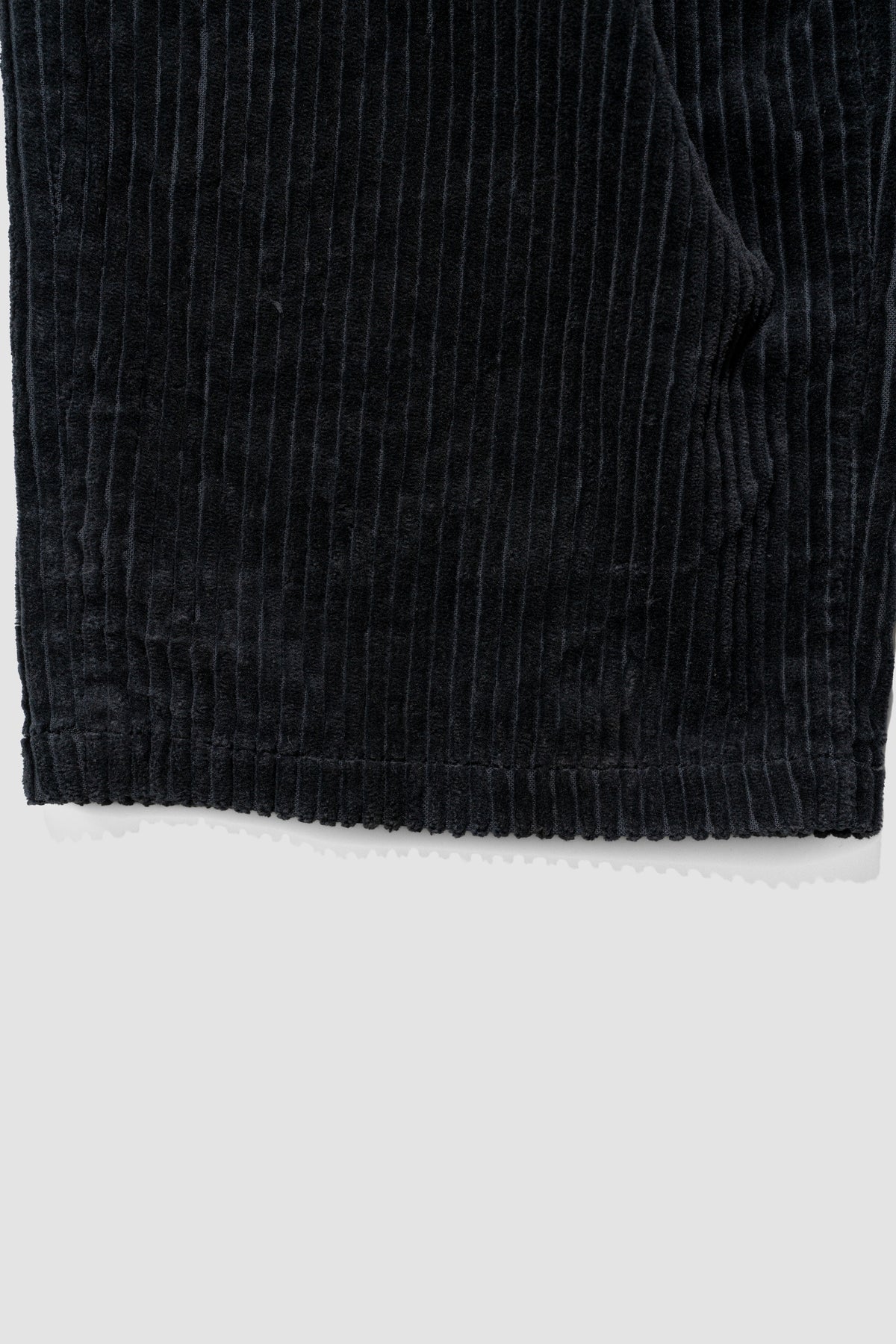 ANCELLM / CORDUROY WIDE SLACKS "BLACK"
