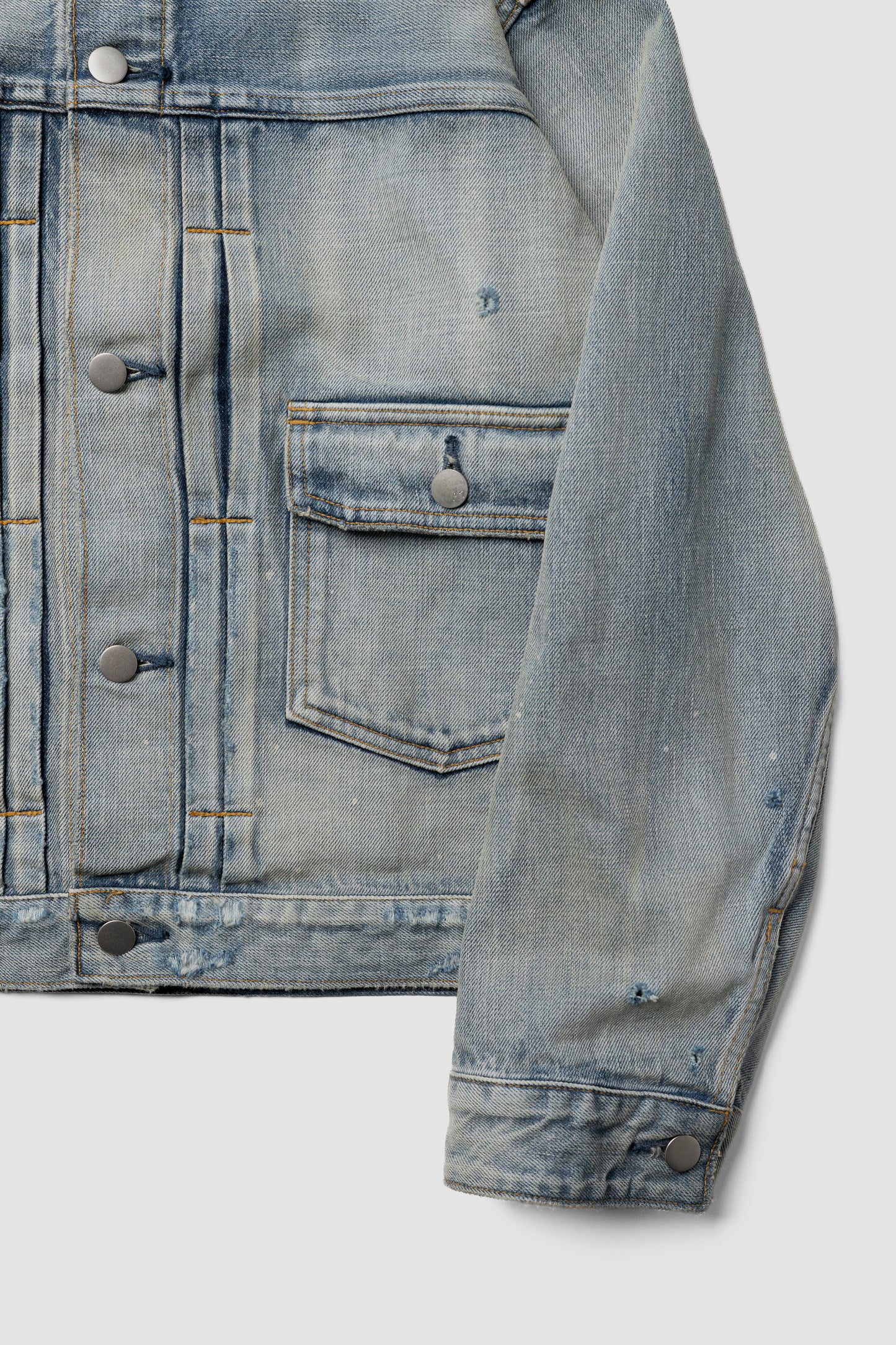 ANCELLM / TYPE-1 AGING DENIM JACKET "L.INDIGO"