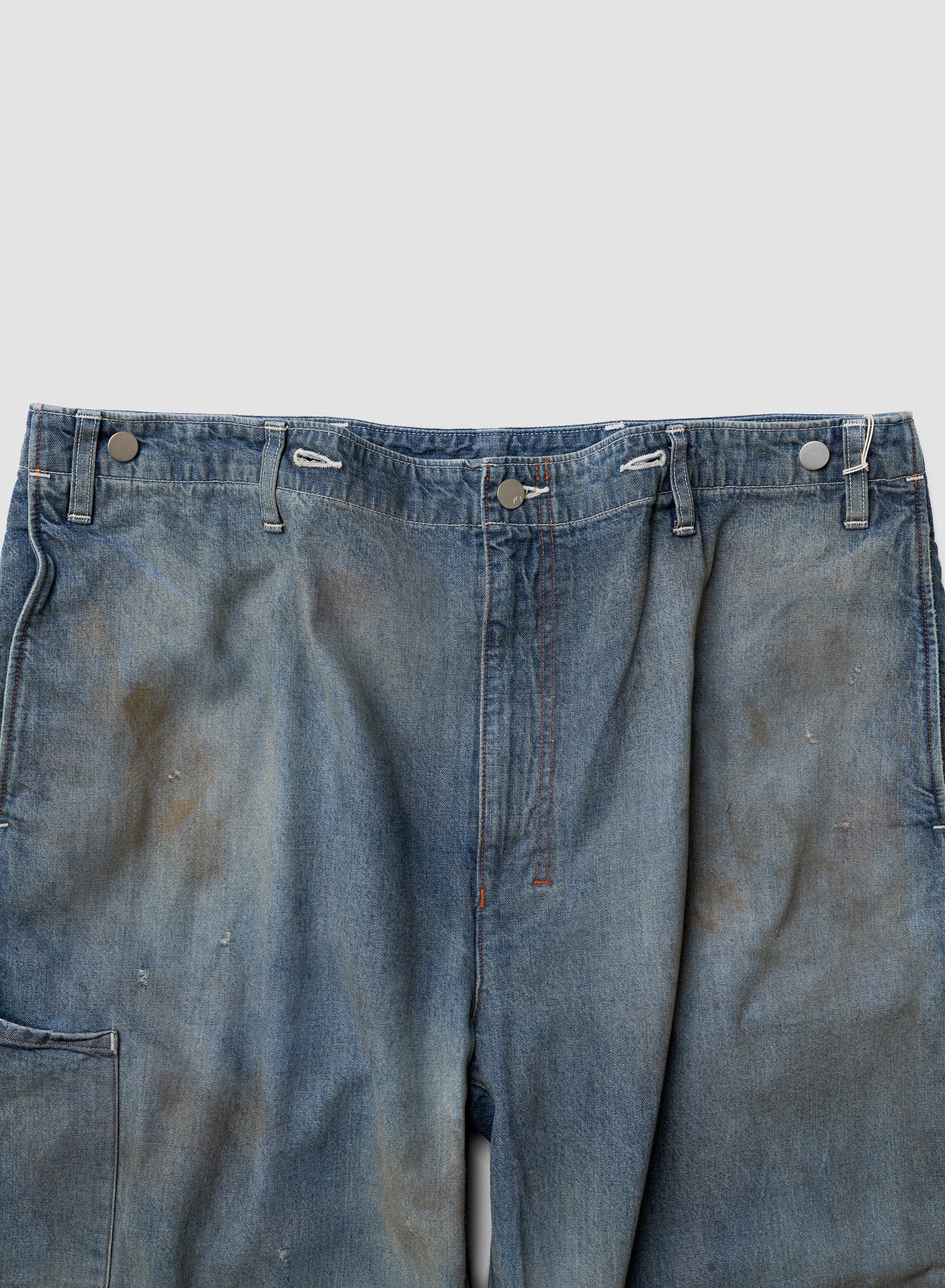 ANCELLM / DENIM PAINTER PANTS "INDIGO"