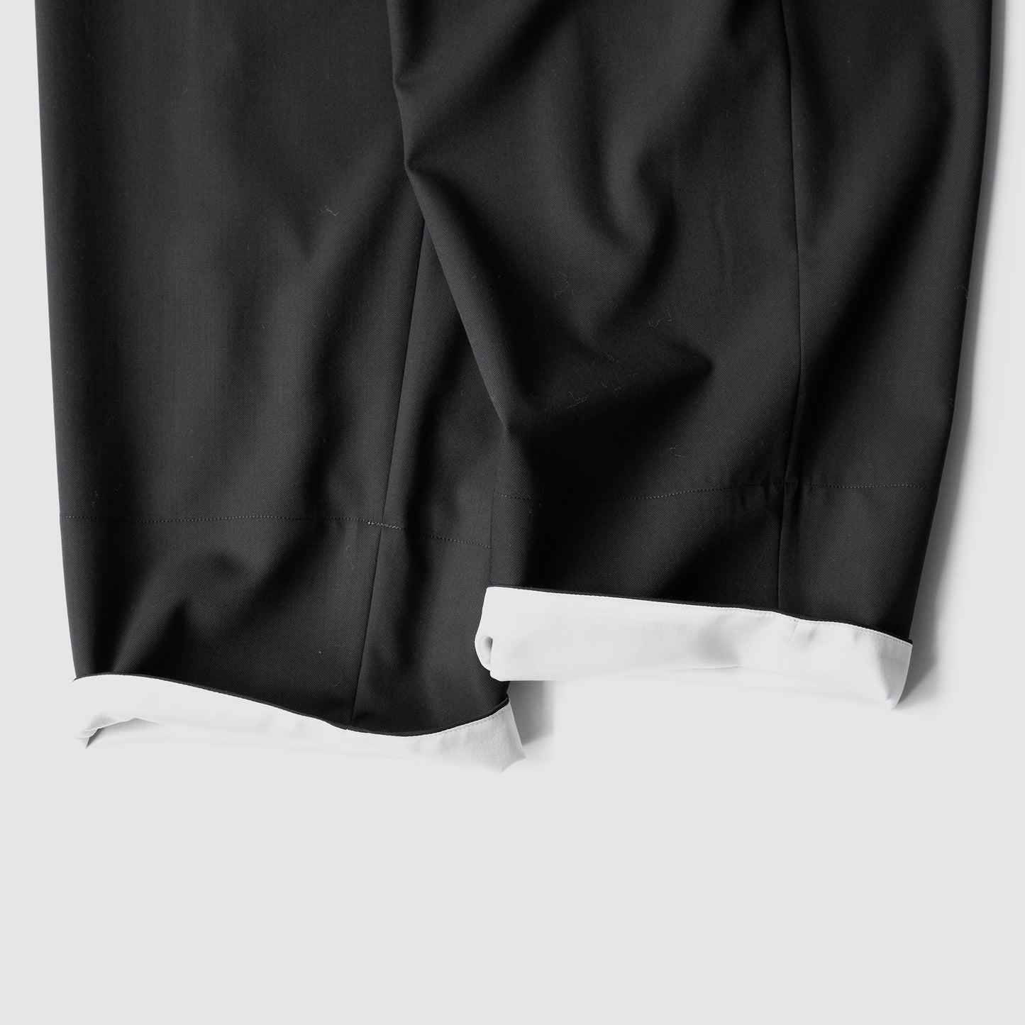 SEEALL/ 80S TACK PANTS "BLACK"