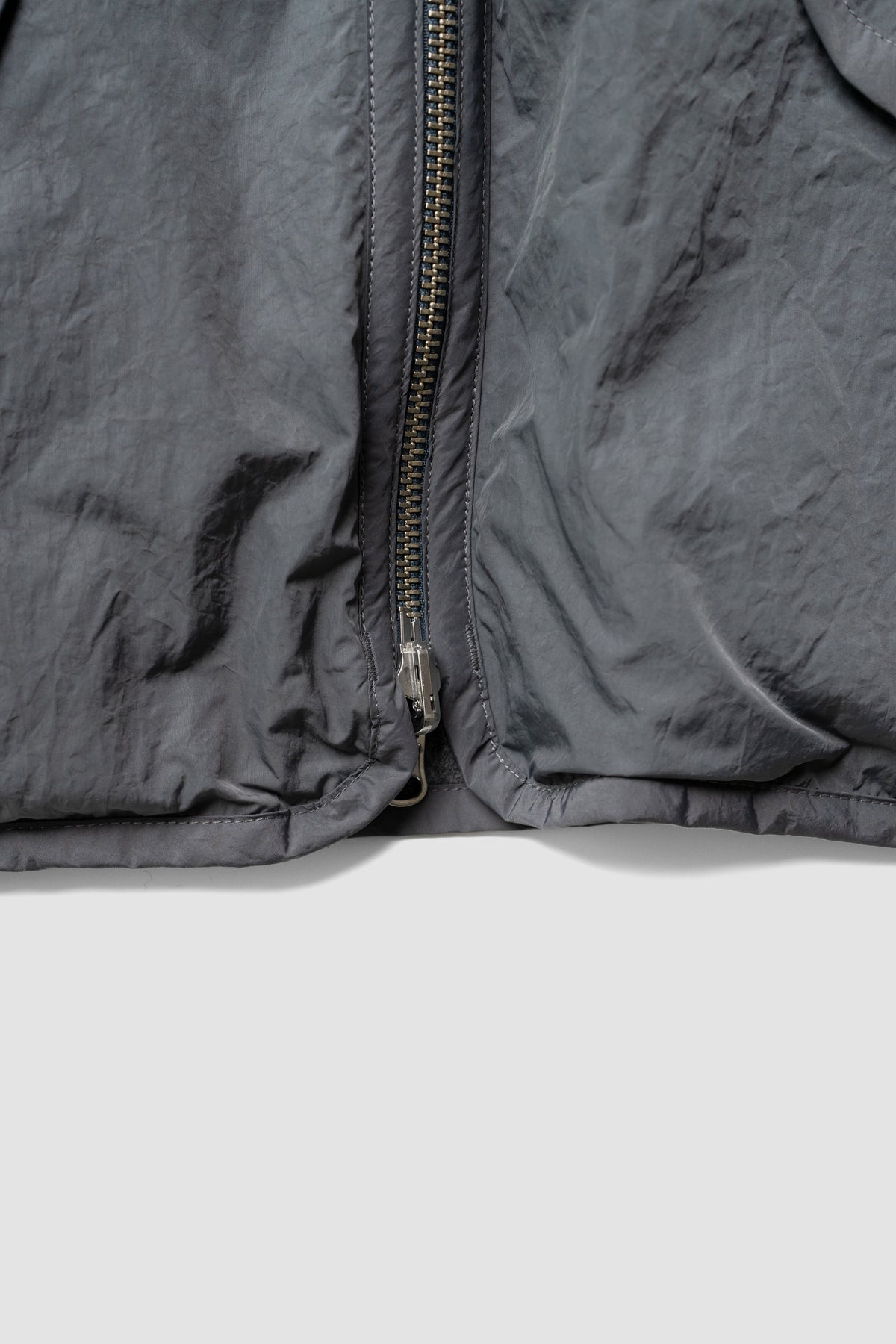 YOKE/ Wool Cashmere Fleece Reversible Blouson "Gray"