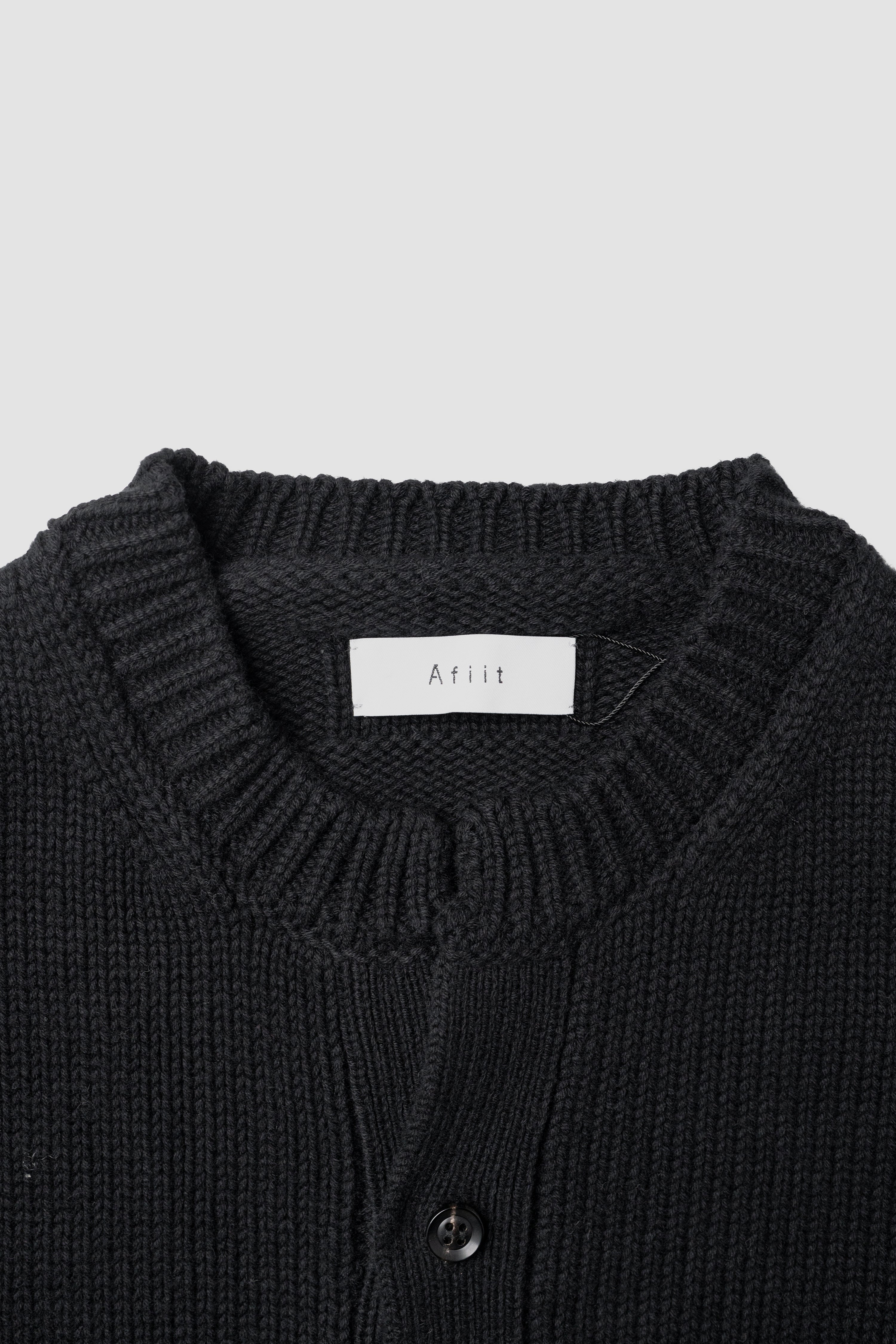 Afiit(アフィット) / CREW NECK CARDIGAN 