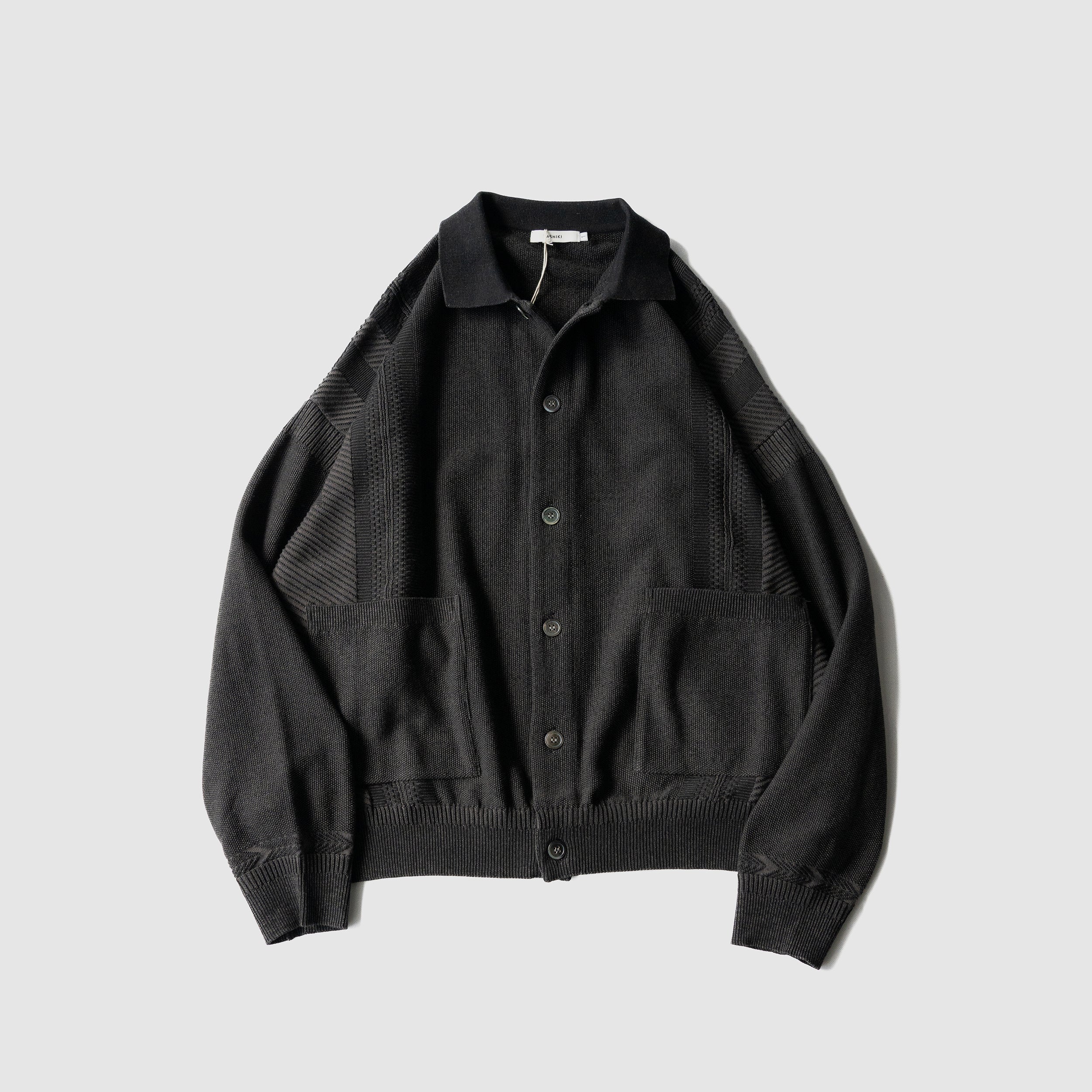 ブラック yaruki@様 YASHIKI / Hanaakari Collar Cardigan (BLACK) | ハナアカリカラー