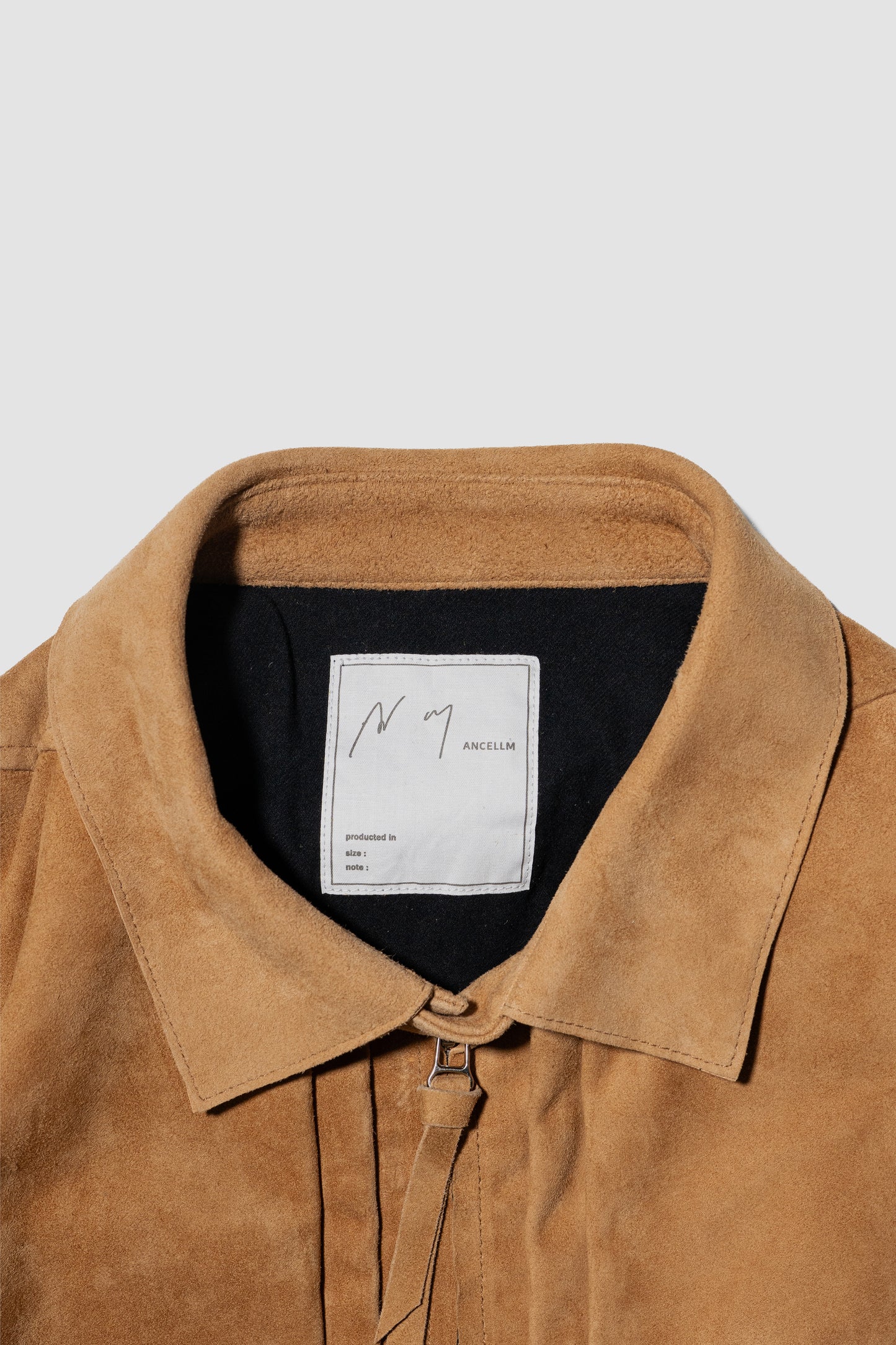 ANCELLM / GEEP TUCK JACKET "CAMEL"