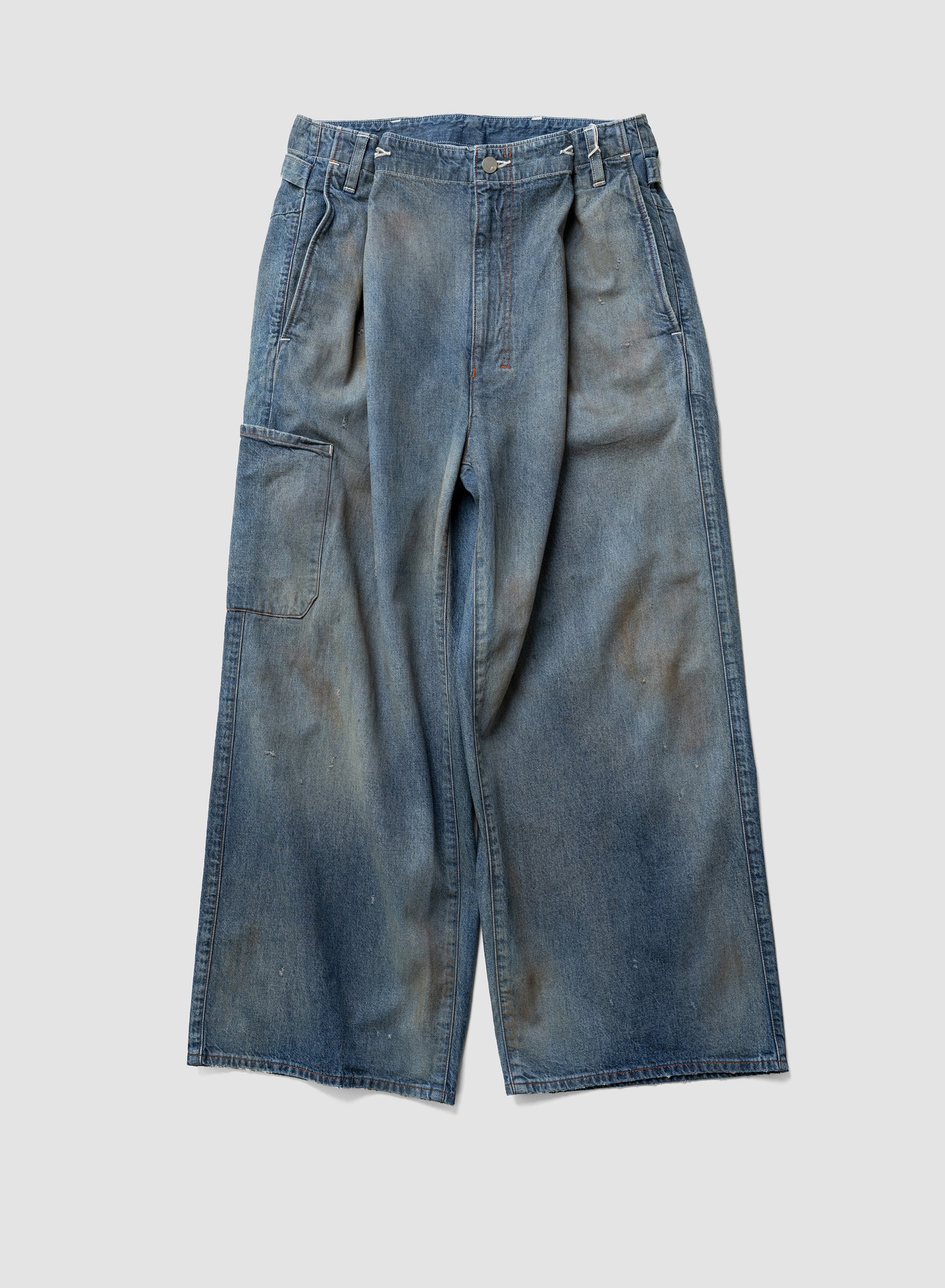 ANCELLM / DENIM PAINTER PANTS "INDIGO"