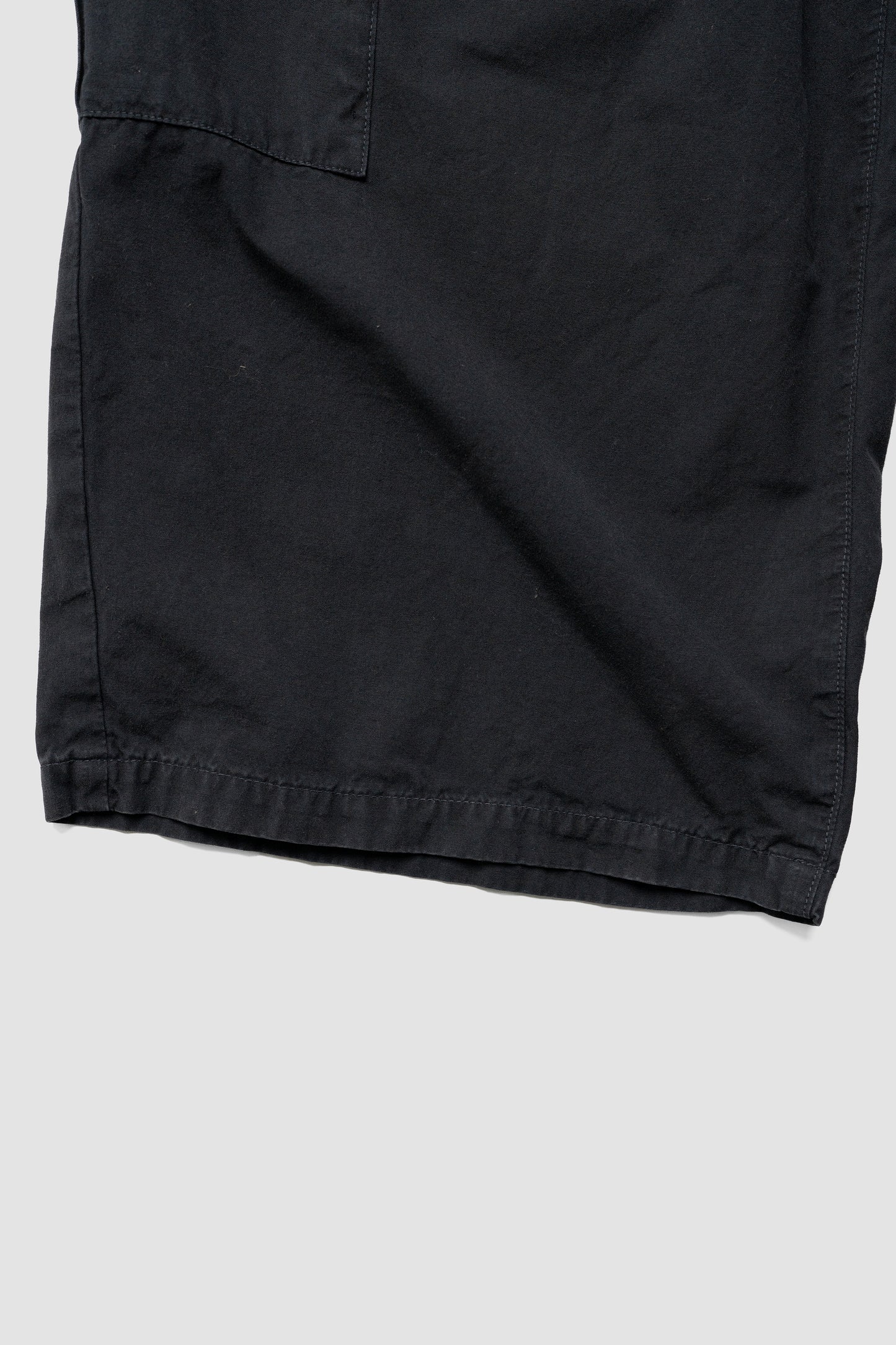 ANCELLM / POPLIN CARGO PANTS "BLACK"