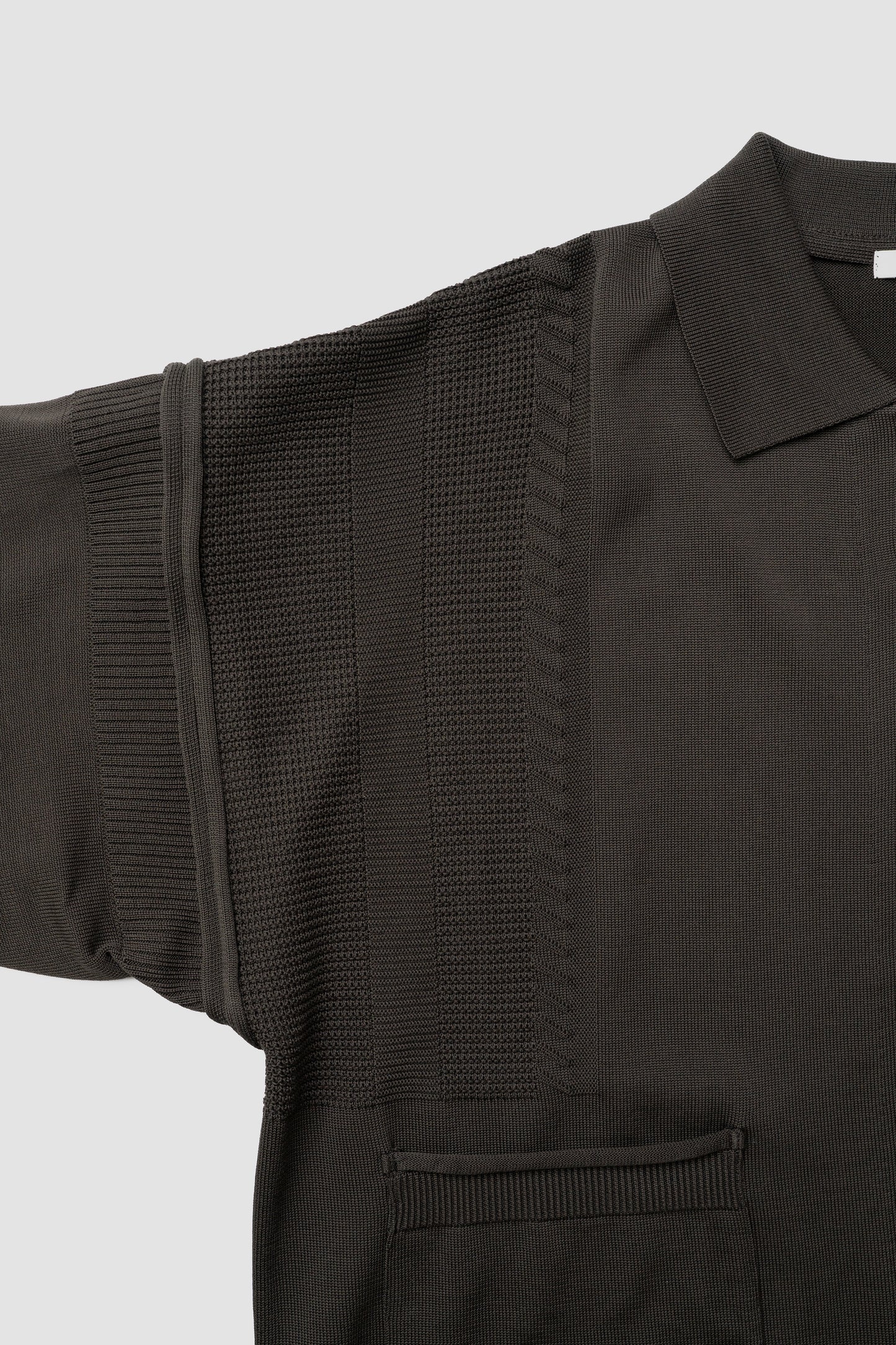 YASHIKI / Akiyo Zip Cardigan "DARK-OLIVE"
