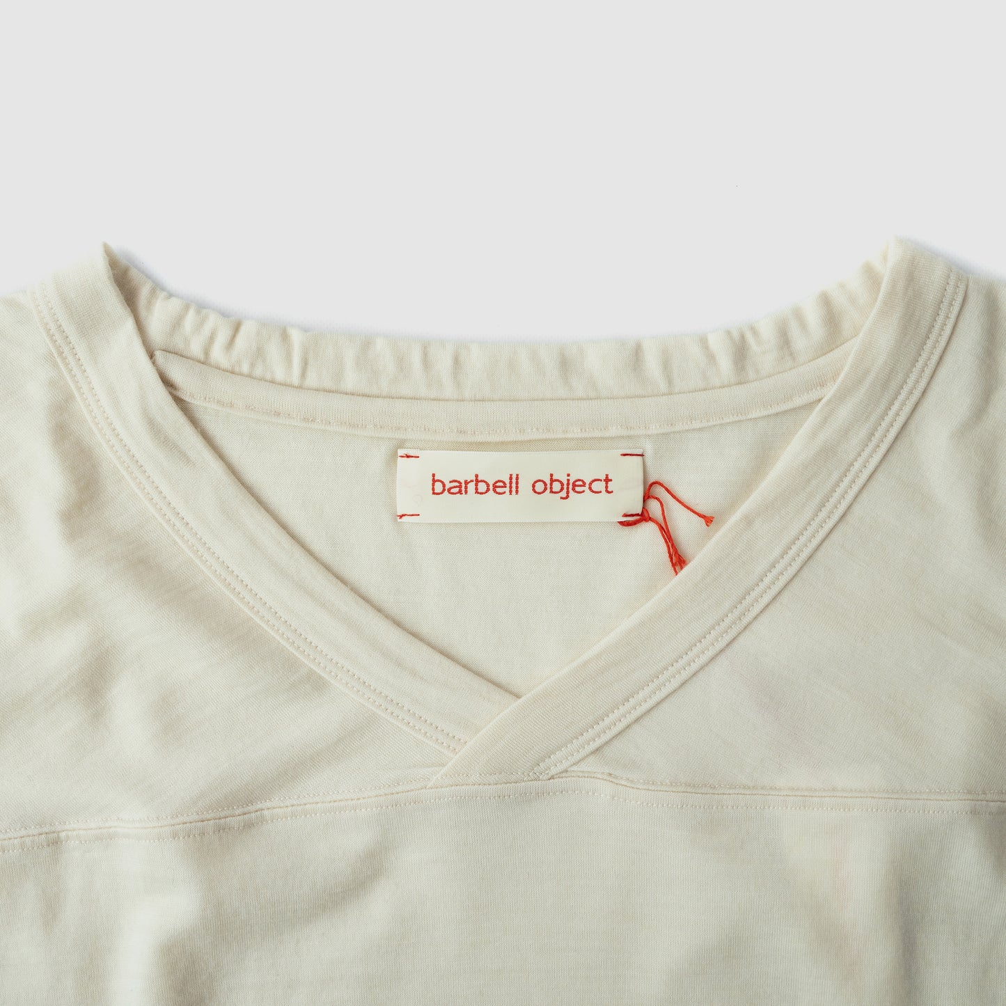 barbell object / sw ns top "ecru"