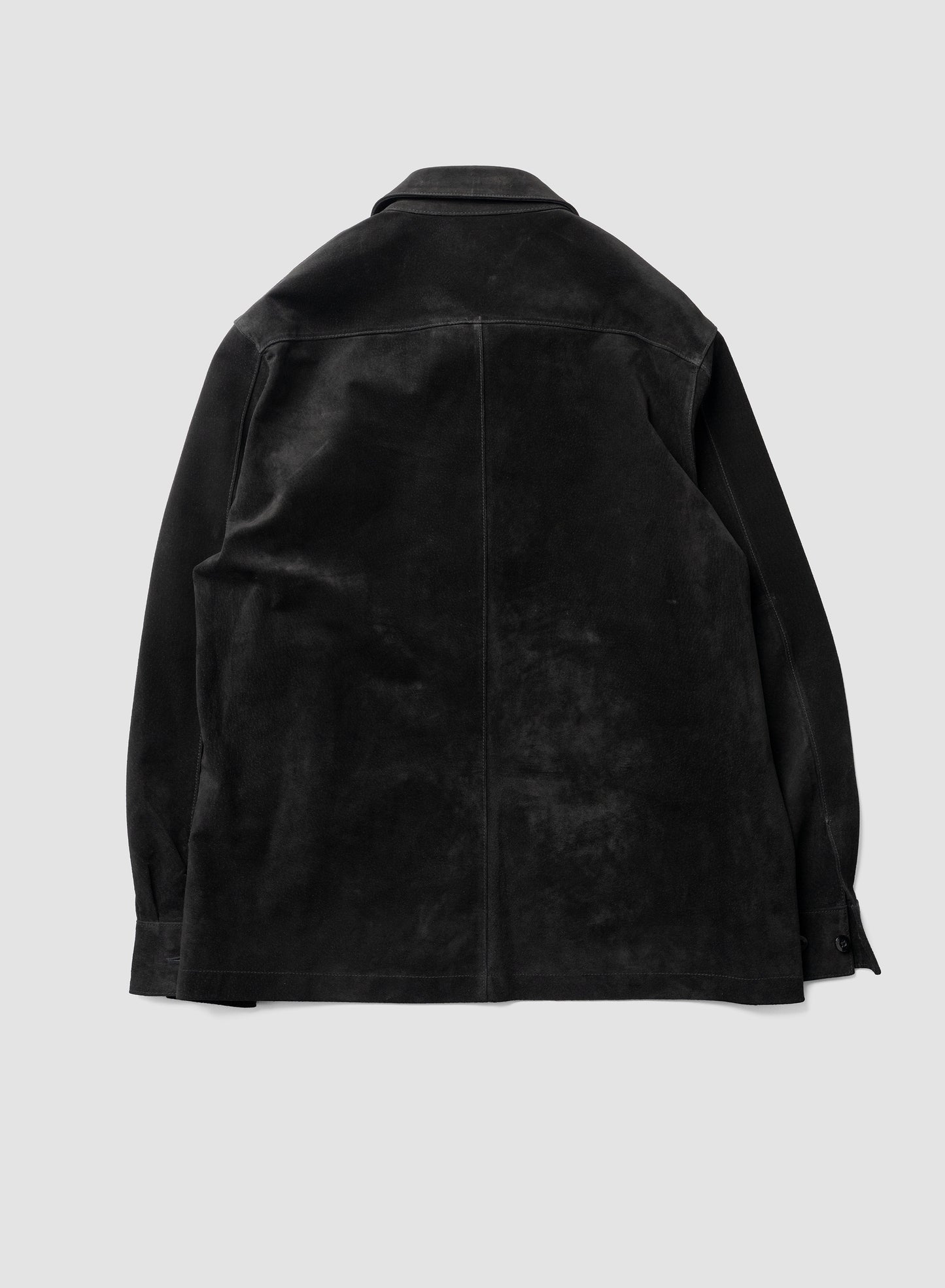 YOKE/ Pig Suede Shirt Jacket "BLACK"