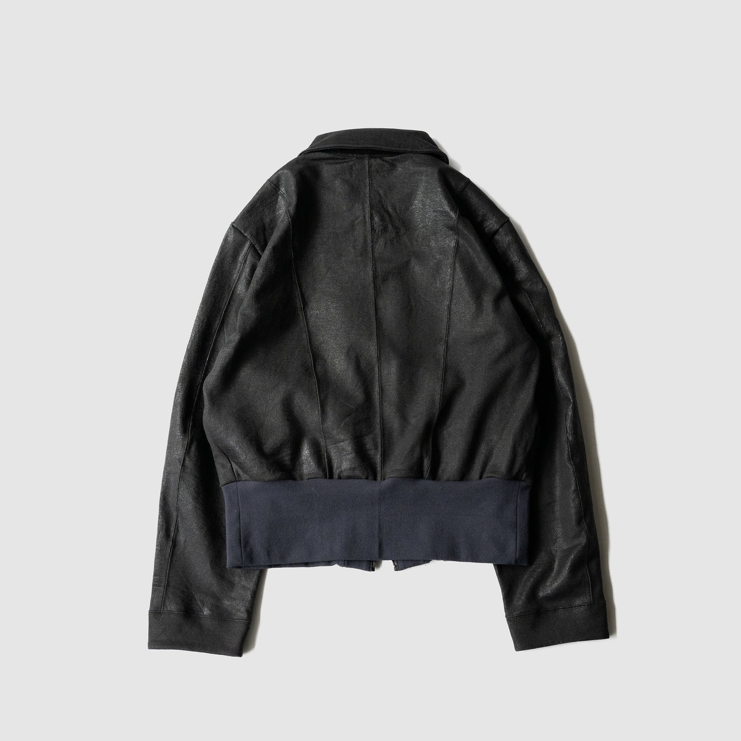 ANTHEM A/ CRACK TERRY BLOUSON "BLUE GRAY"