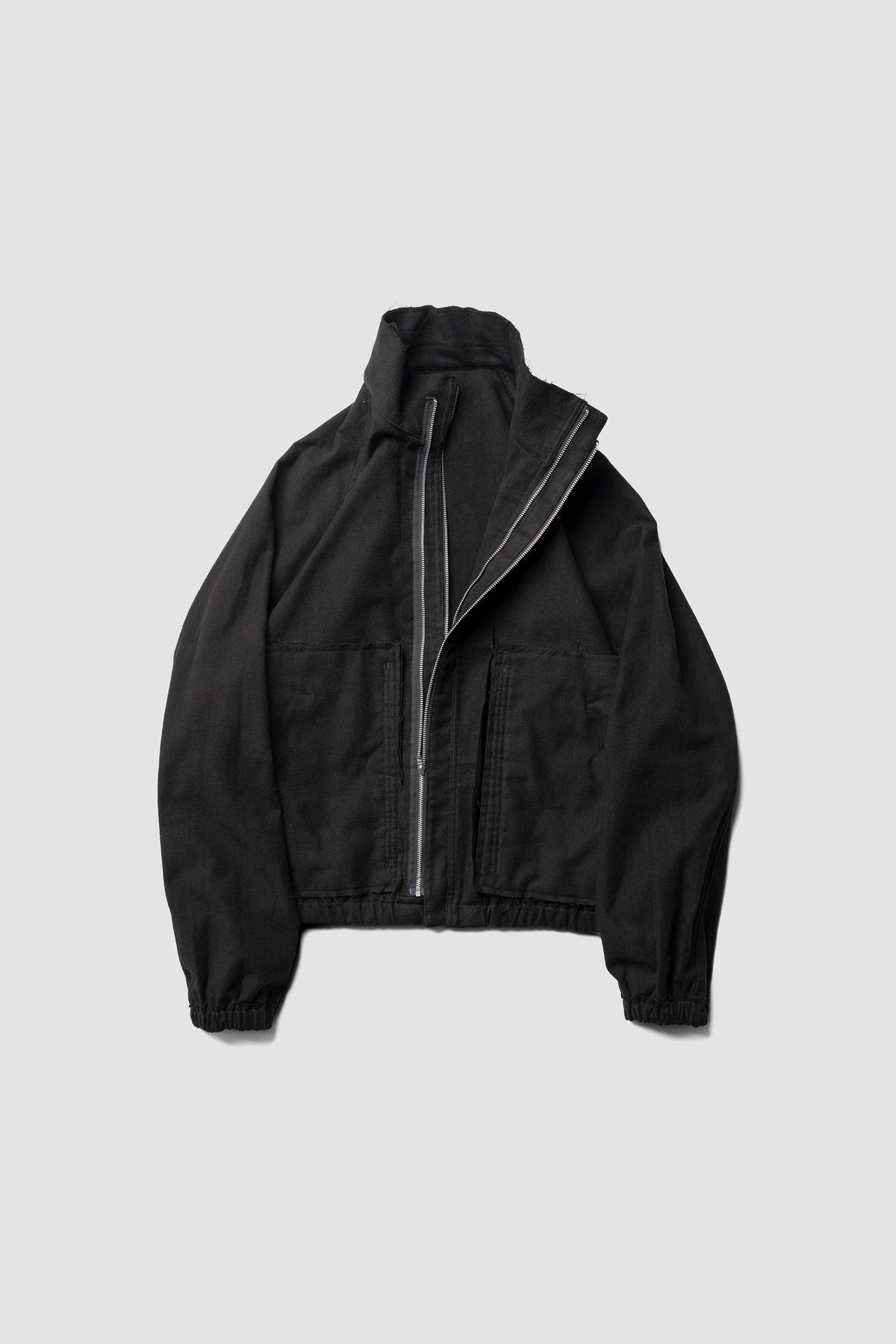 BIBLIOTHERK /  MOLESKIN ZIP SHORT BULOUSON "BLACK"