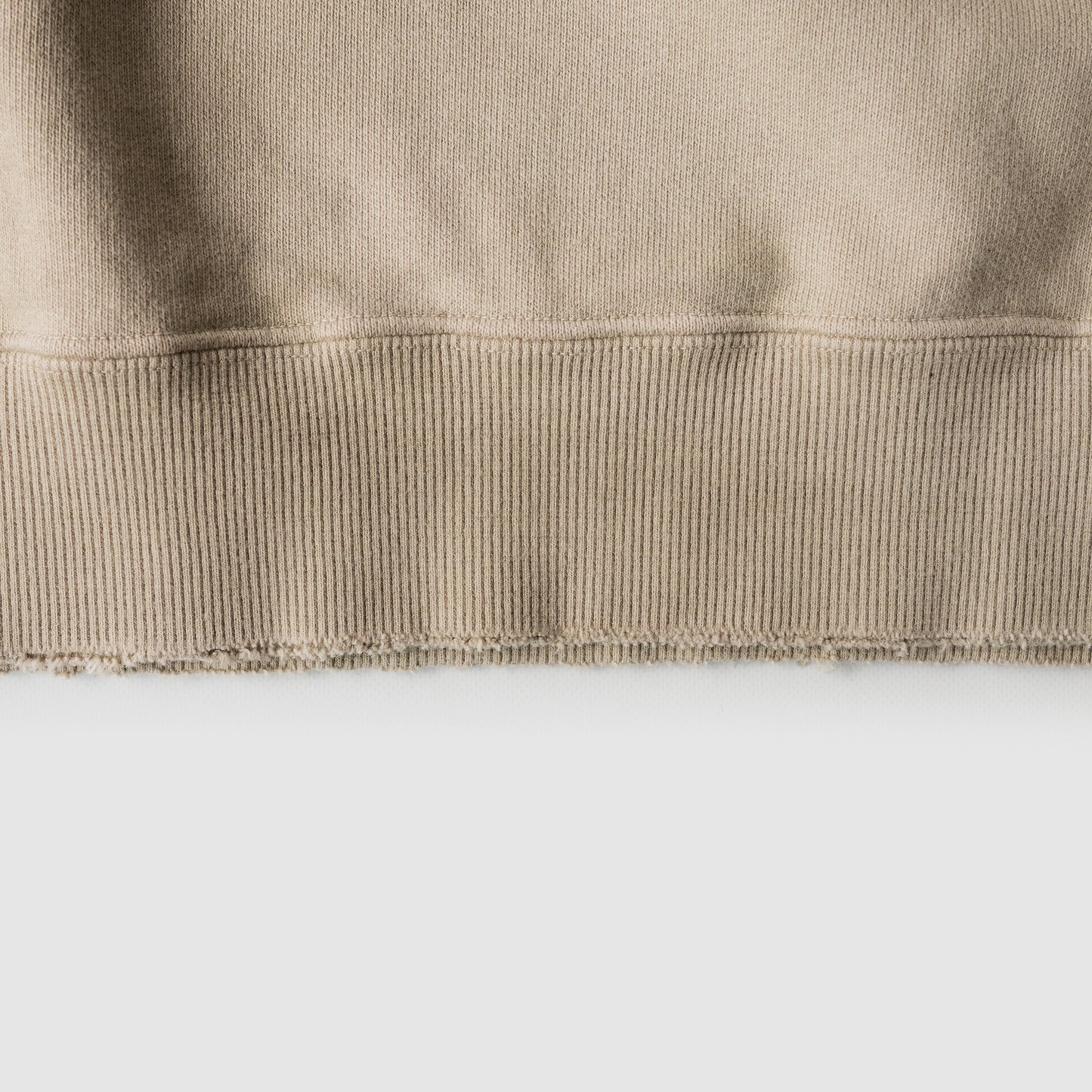 ANCELLM / UNEVENNESS SWEAT SHIRT "SAND"