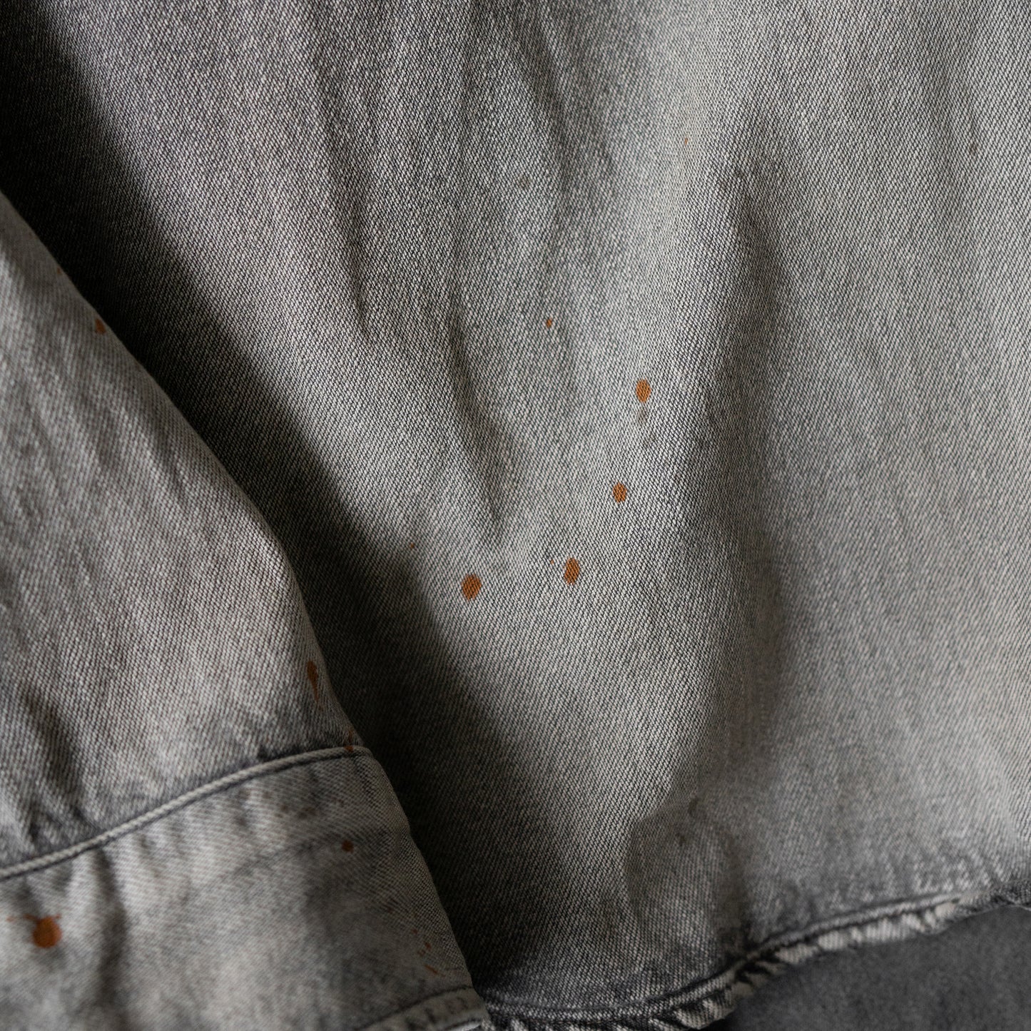 ANCELLM / DENIM DRESS SHIRT "BLACK"