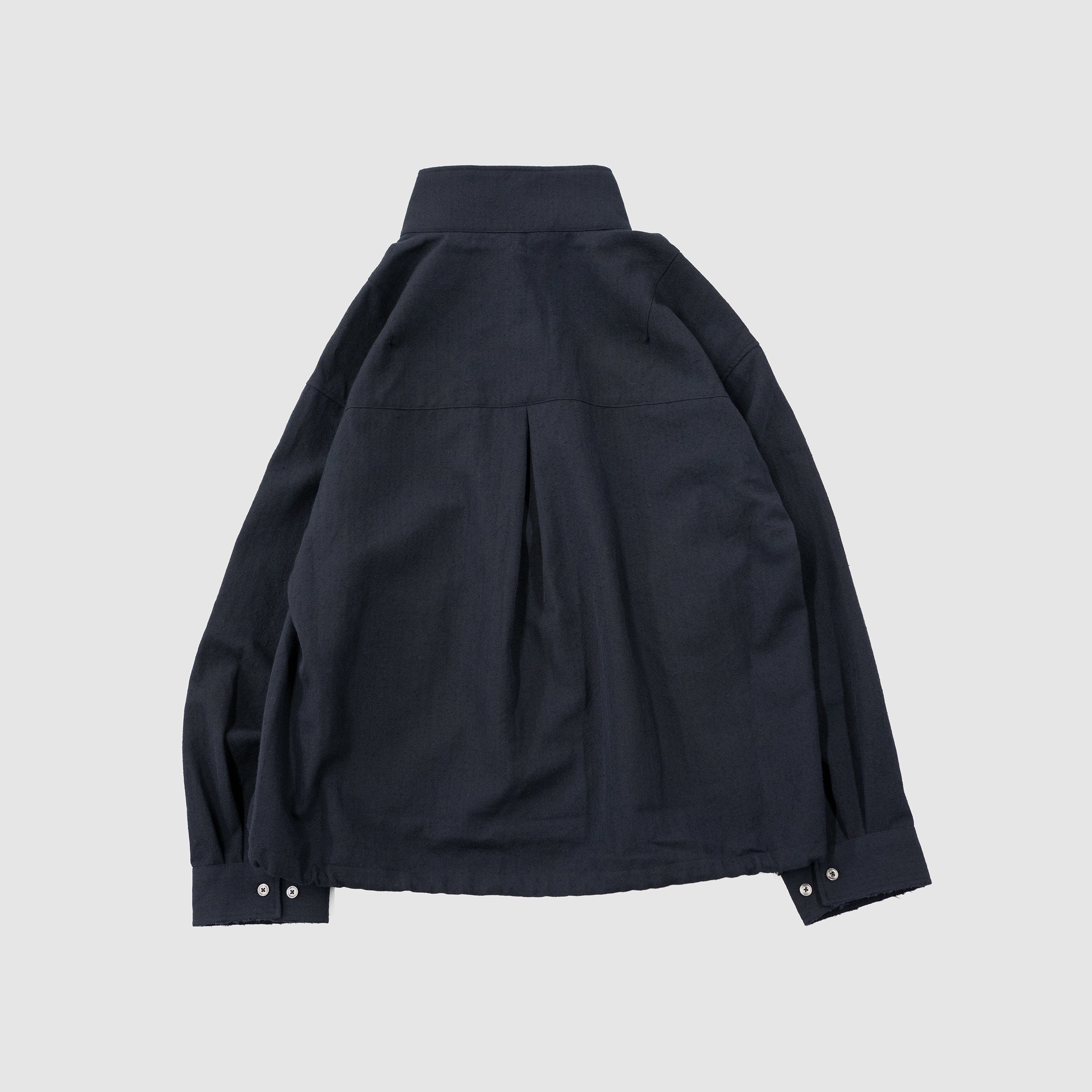 ANCELLM(アンセルム) / WOOL HALF ZIP PULL OVER SHIRT 