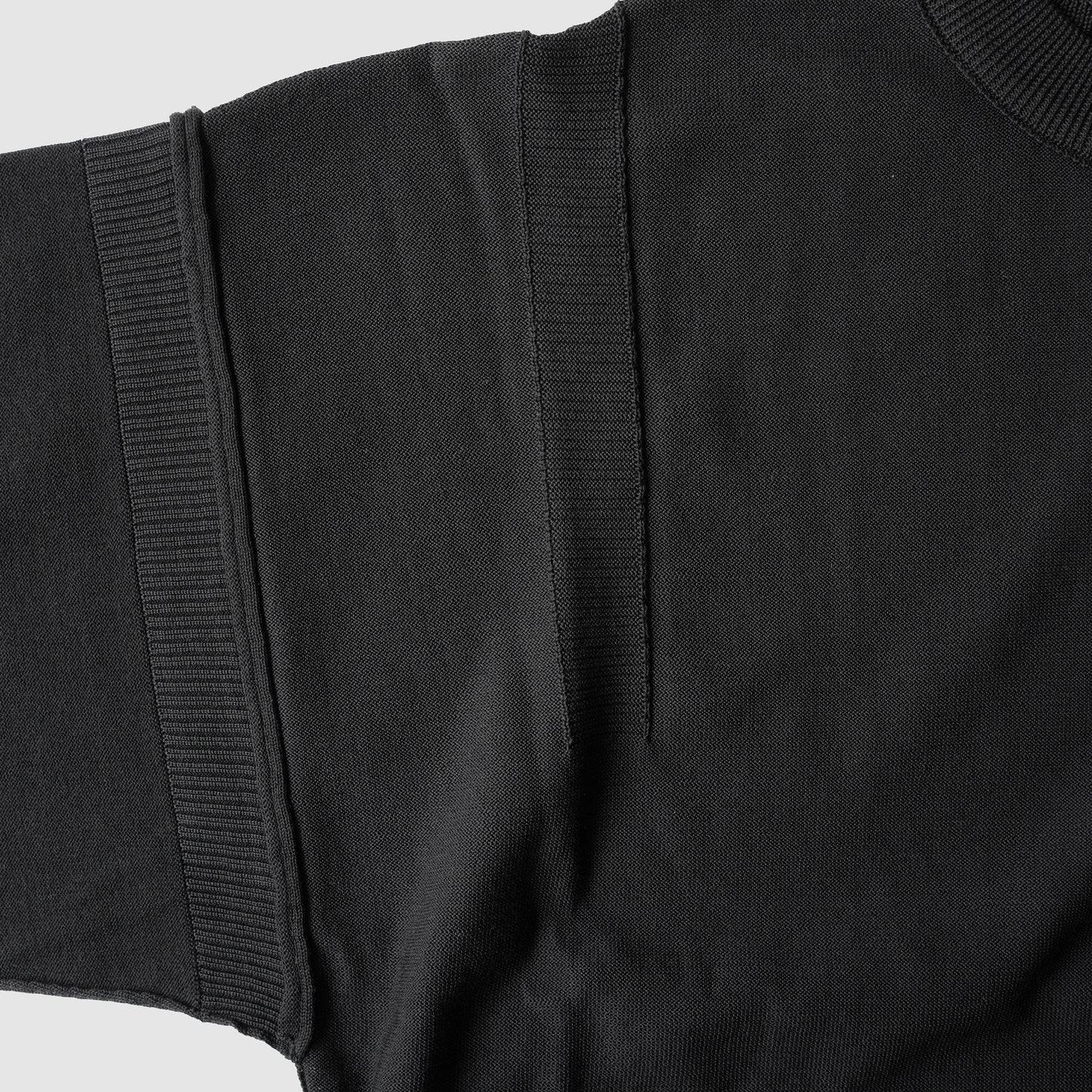 YASHIKI / Mebuki S/S Knit "BLACK"