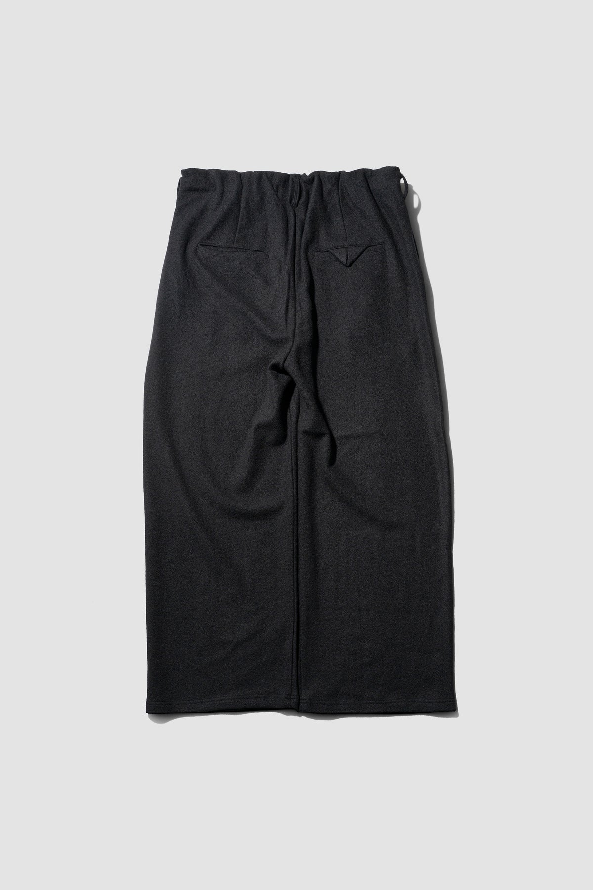 ANCELLM / WOOL CUT SLACKS "BLACK"