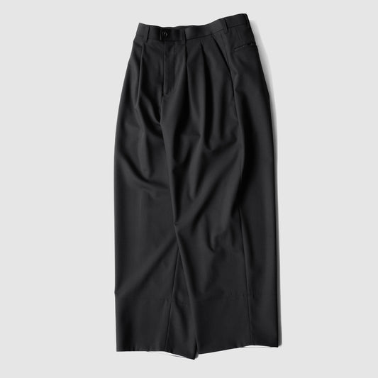 SEEALL/ 80S TACK PANTS "BLACK"