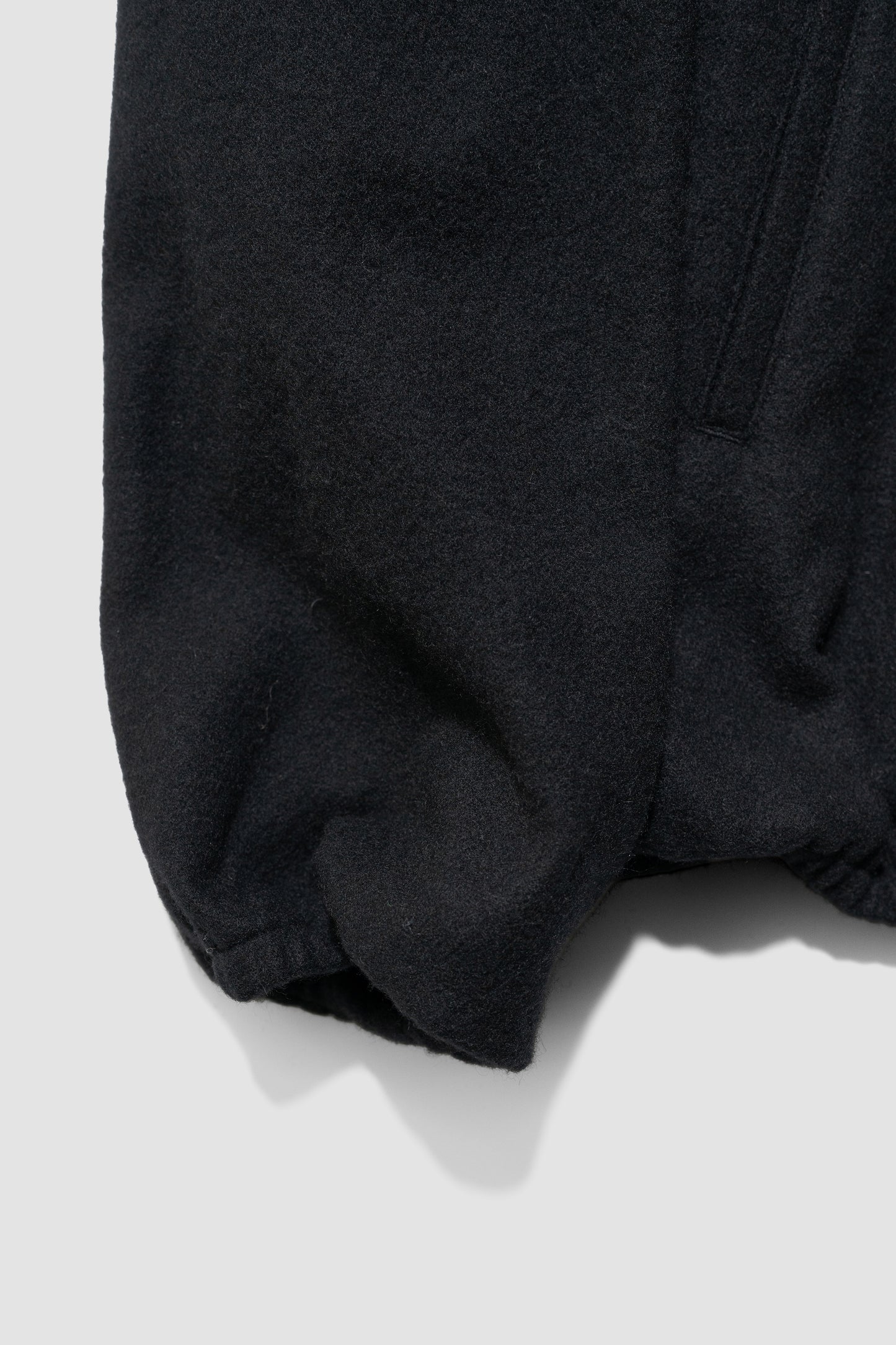 ssstein/ W/CA FLEECE LIGHT ZIP JACKET "BLACK"