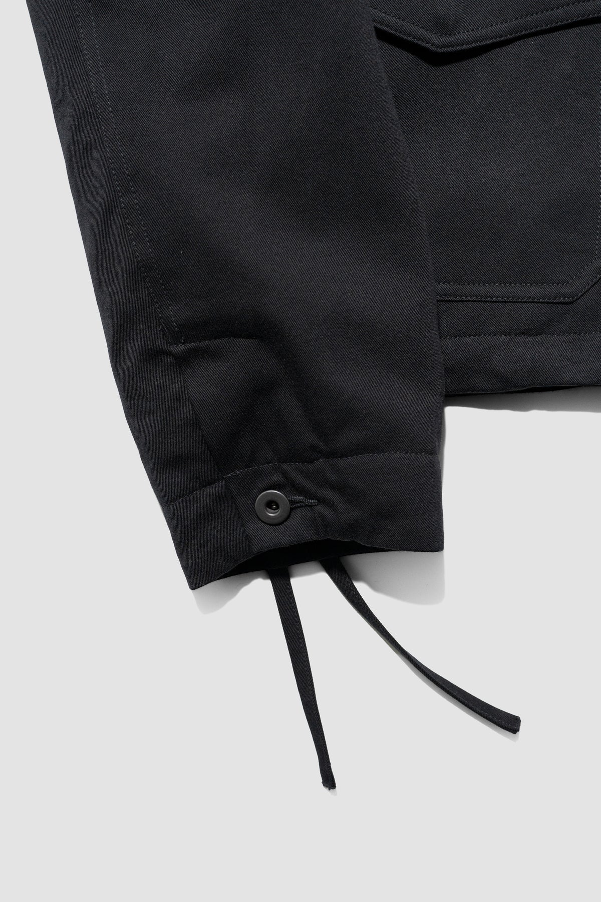 VUJA DÉ / Teo Utility Jacket in Cotton/Cashmere/Silk "Black"