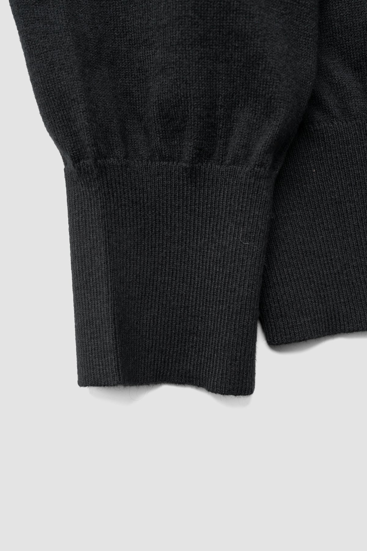 Afiit / COTTON CASHMERE LS  "BLACK"
